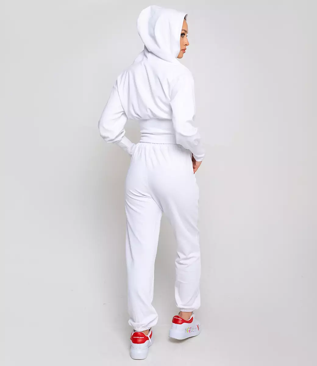 Спортивный костюм #КТ673, белый - фото 4