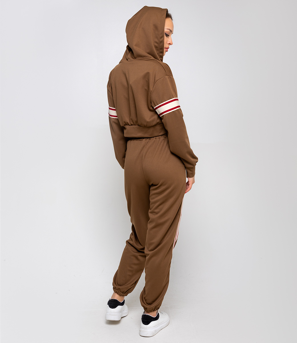 Спортивный костюм #КТ937 (3), коричневый - фото 4