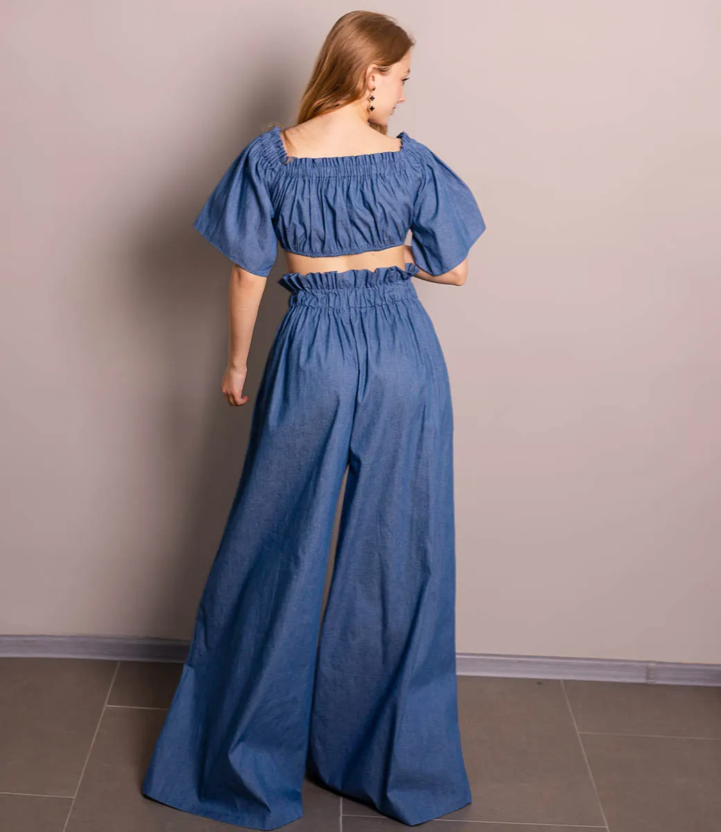 Костюм #8В2105, синий - фото 3