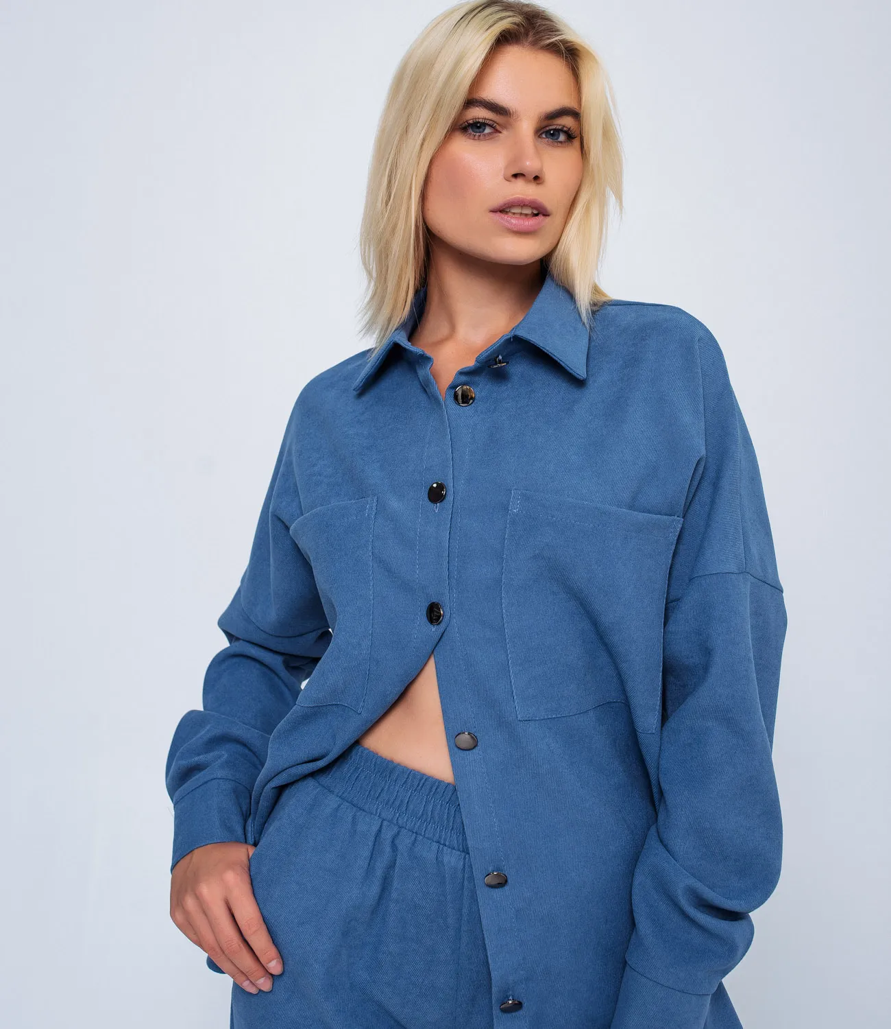 Костюм #БШ1508, индиго - фото 5