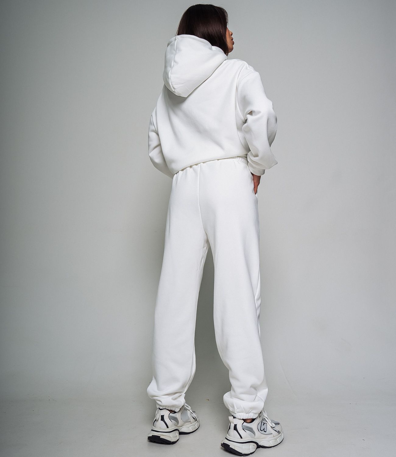 Спортивный костюм #КТ8818 (1), белый - фото 4