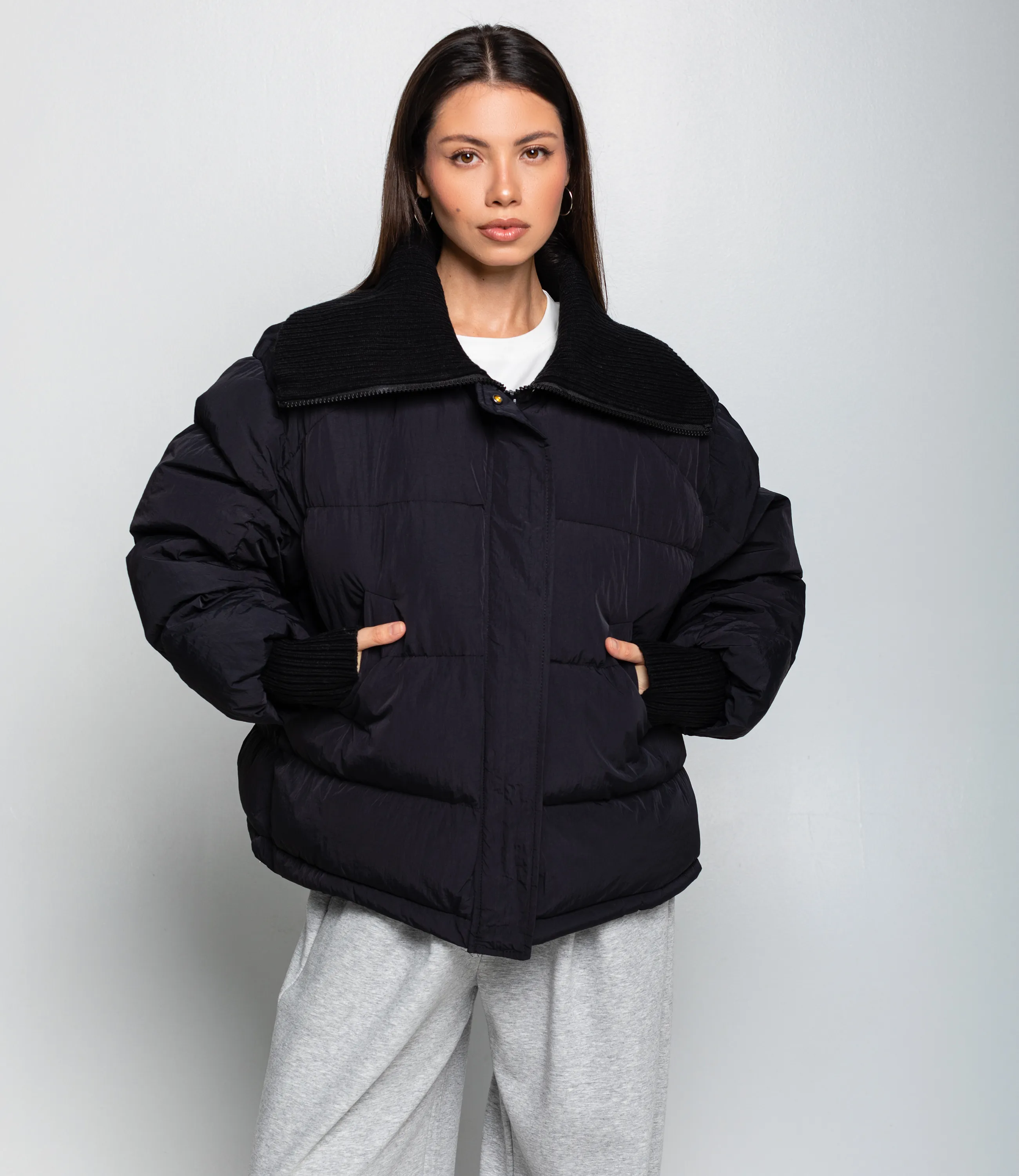 Куртка #КТ8895 (1), чёрный - фото 1