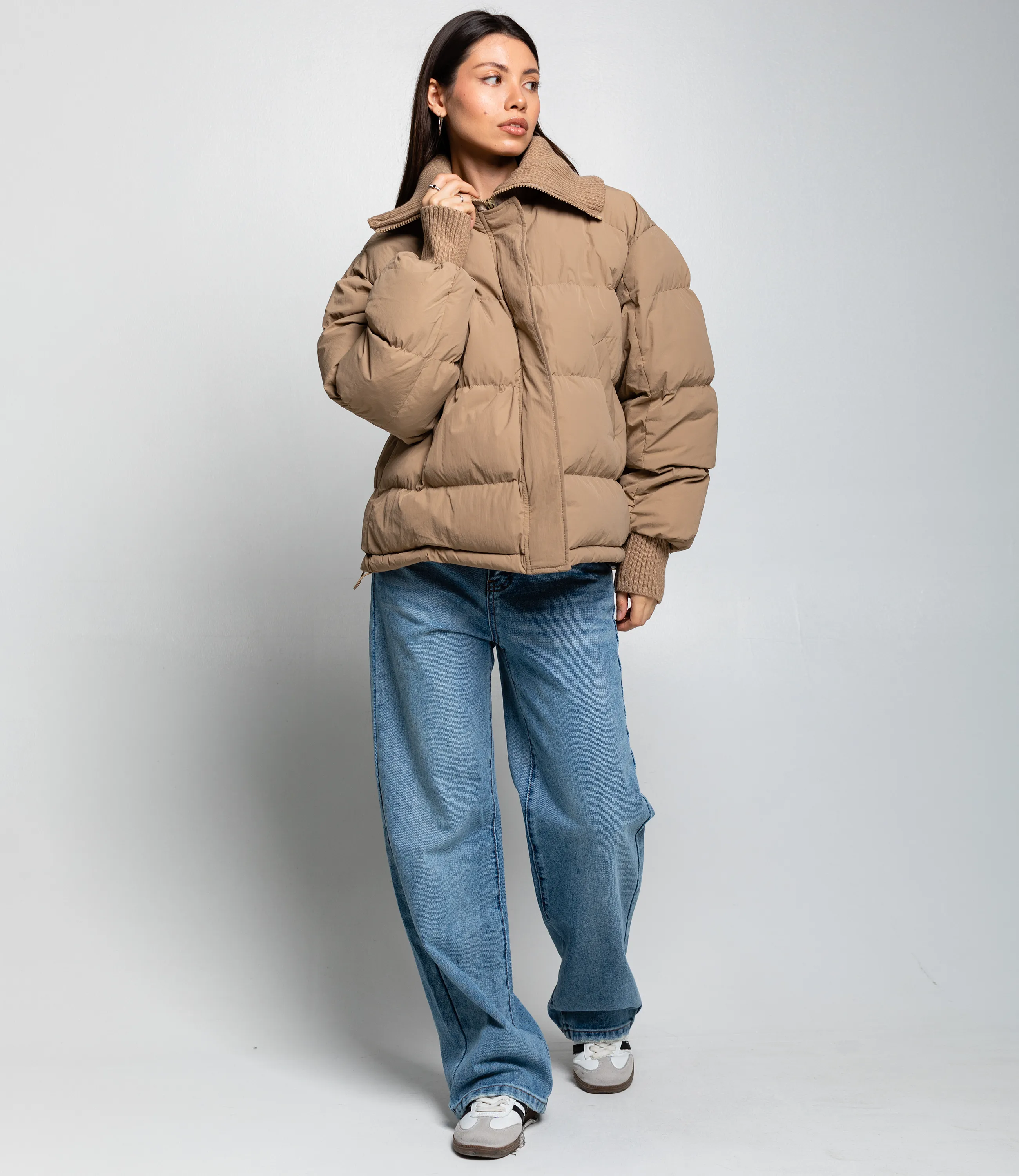 Куртка #КТ8895 (1), бежевый - фото 4