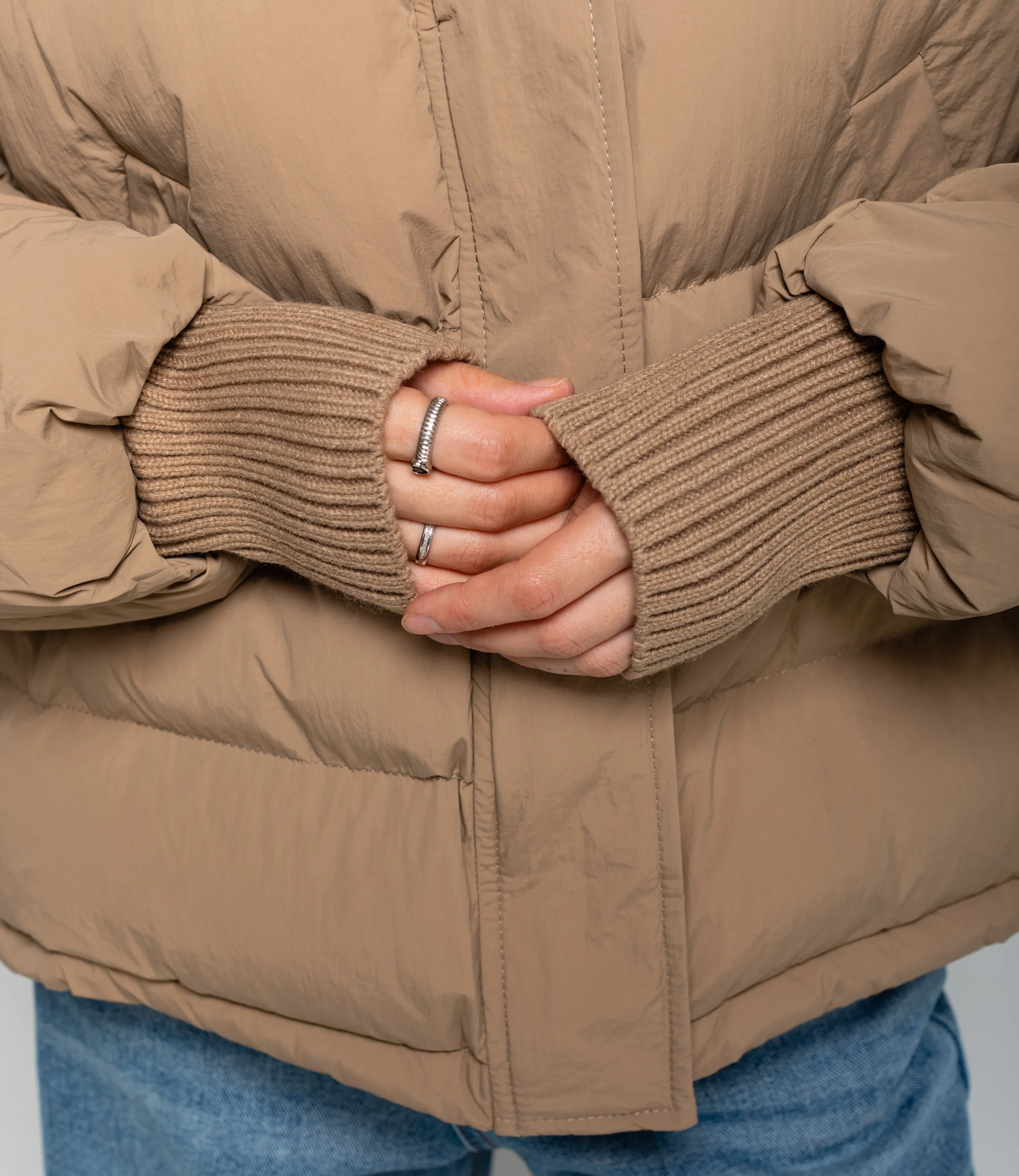 Куртка #КТ8895 (1), бежевый - фото 5