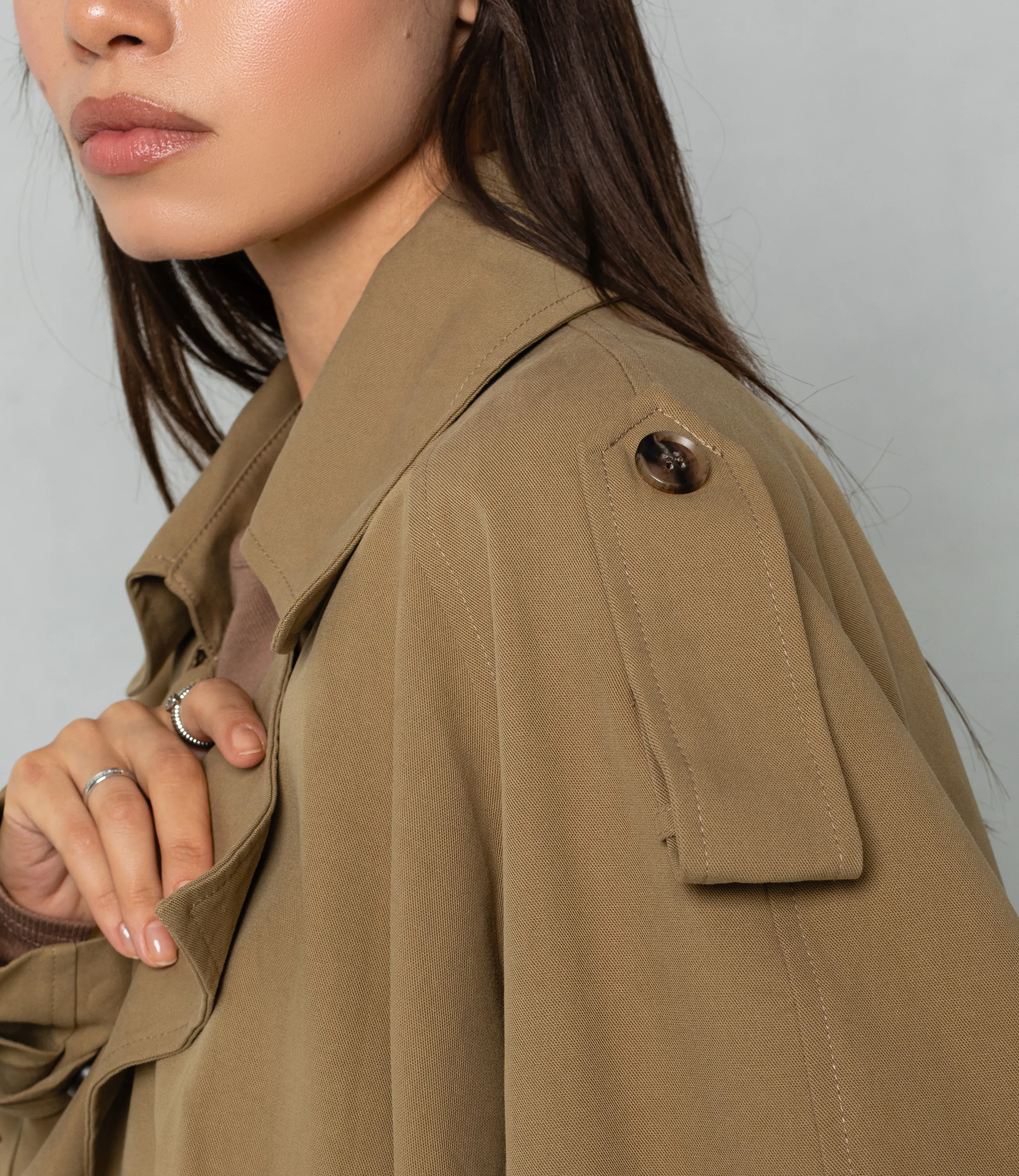 Куртка #КТ6837 (1), светлый хаки - фото 5