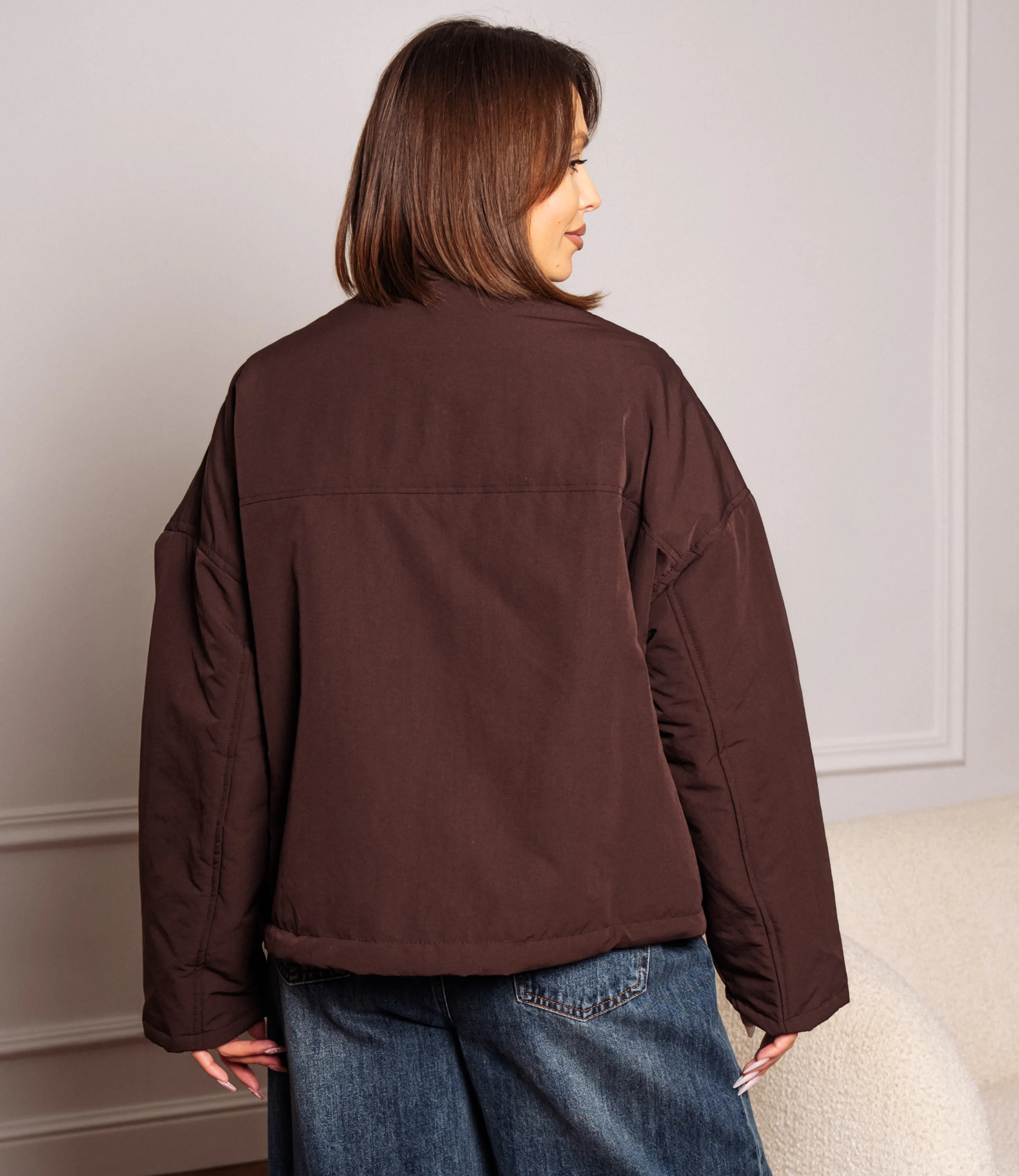 Куртка #КТ66201, шоколадный - фото 3