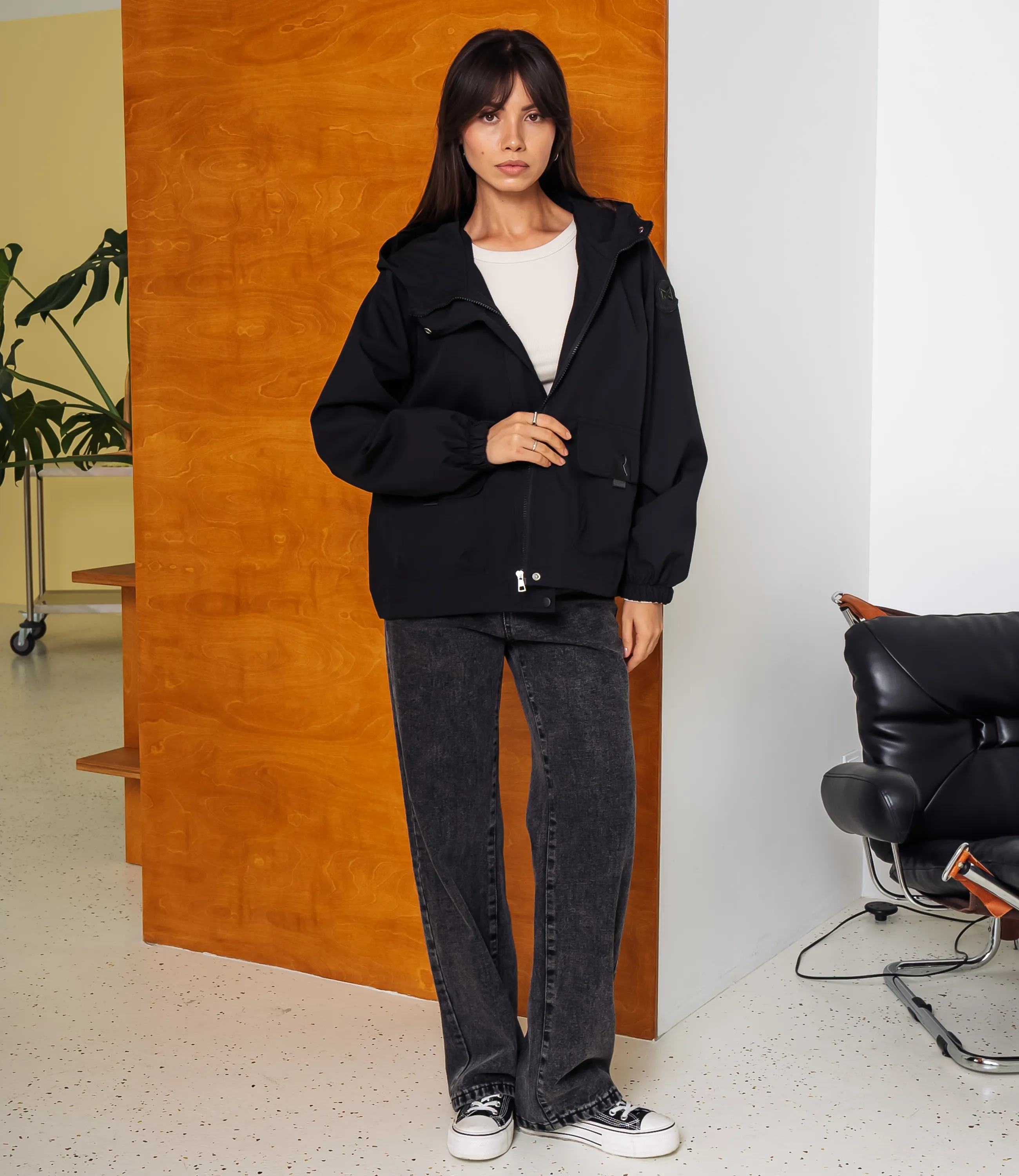 Ветровка #КТ6667, чёрный - фото 4