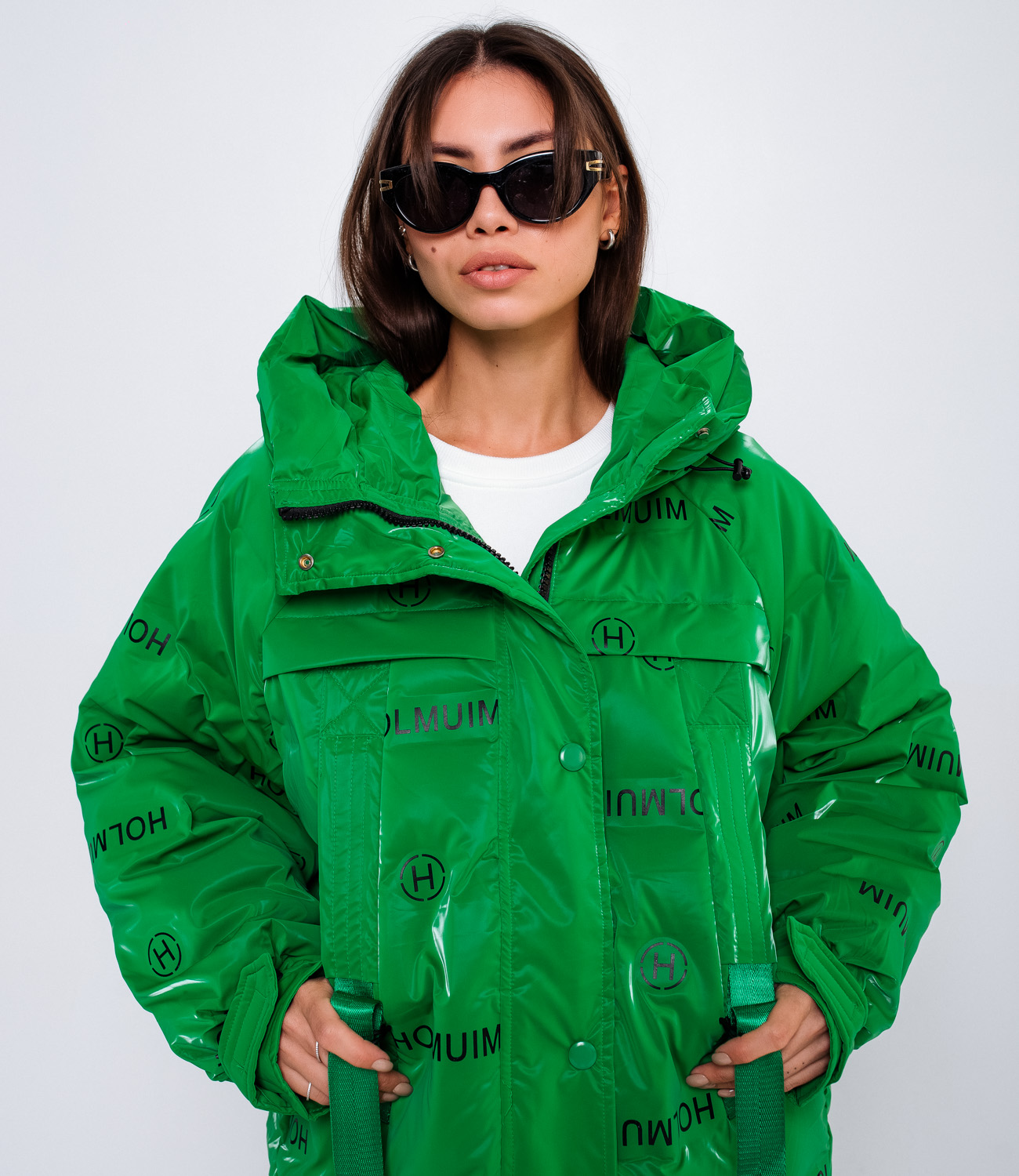 Куртка #КТ6155, зелёный - фото 5