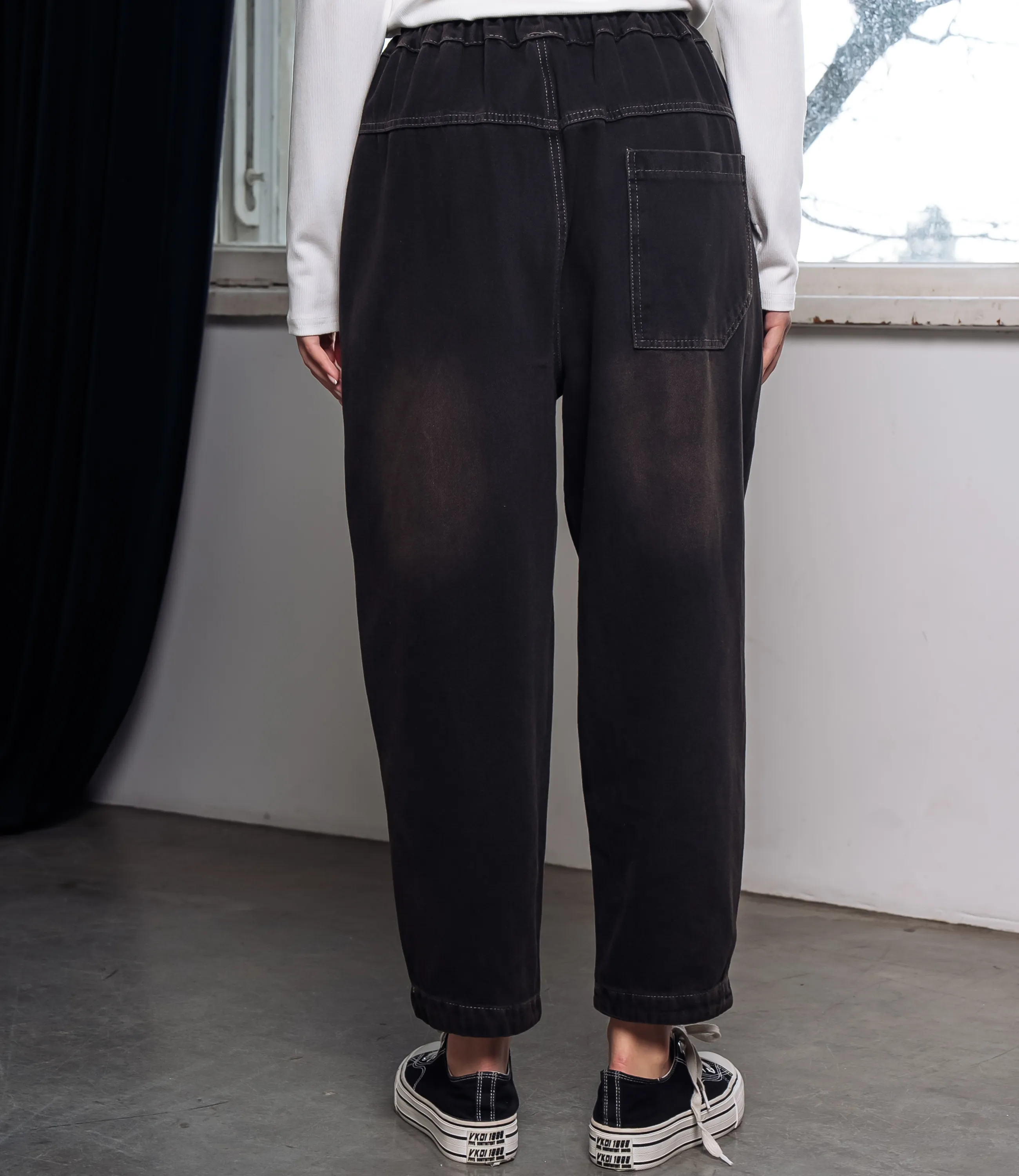 Джинсы #КТ808 (9), чёрный - фото 4