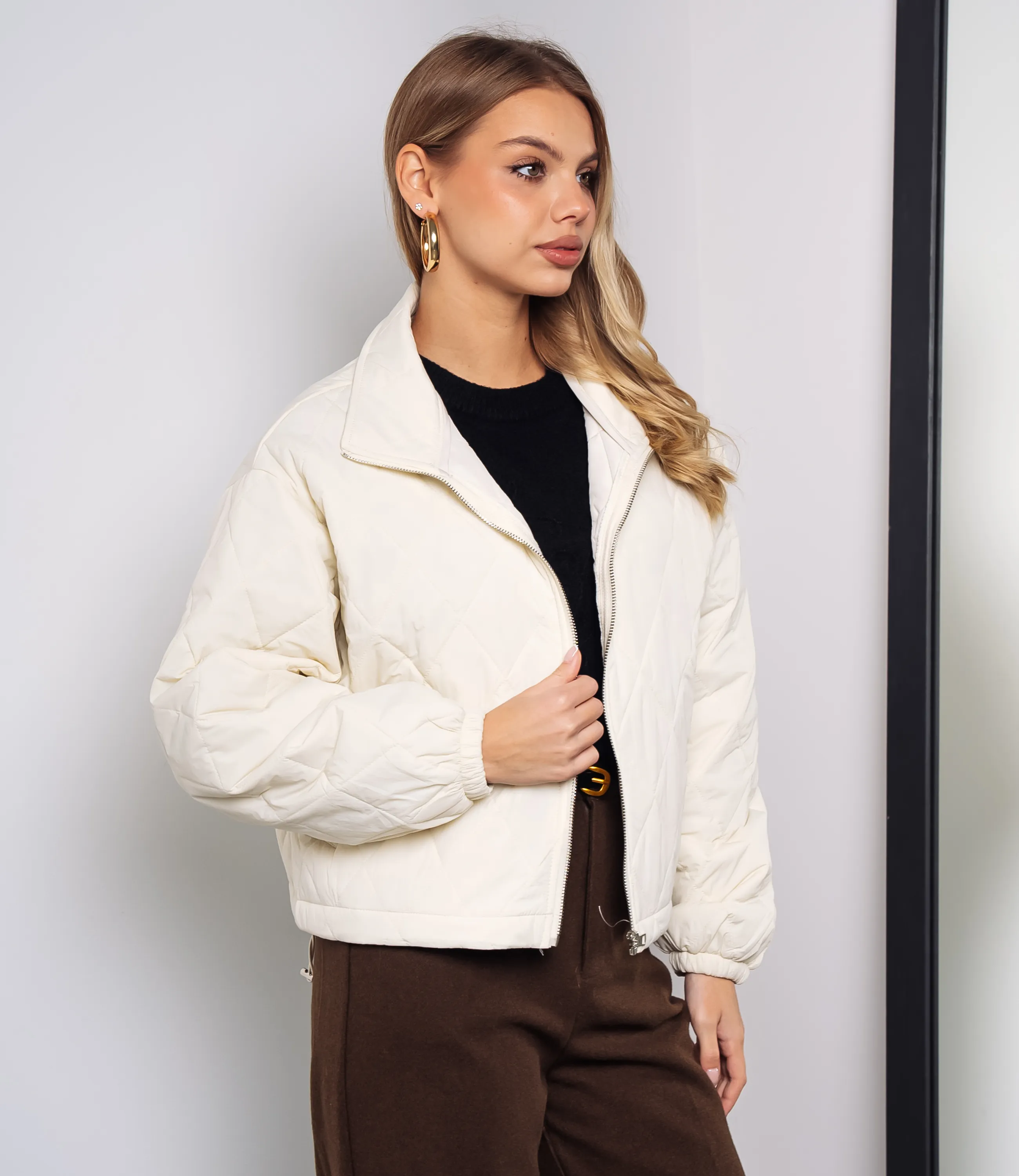 Куртка #КТ730, кремовый - фото 2