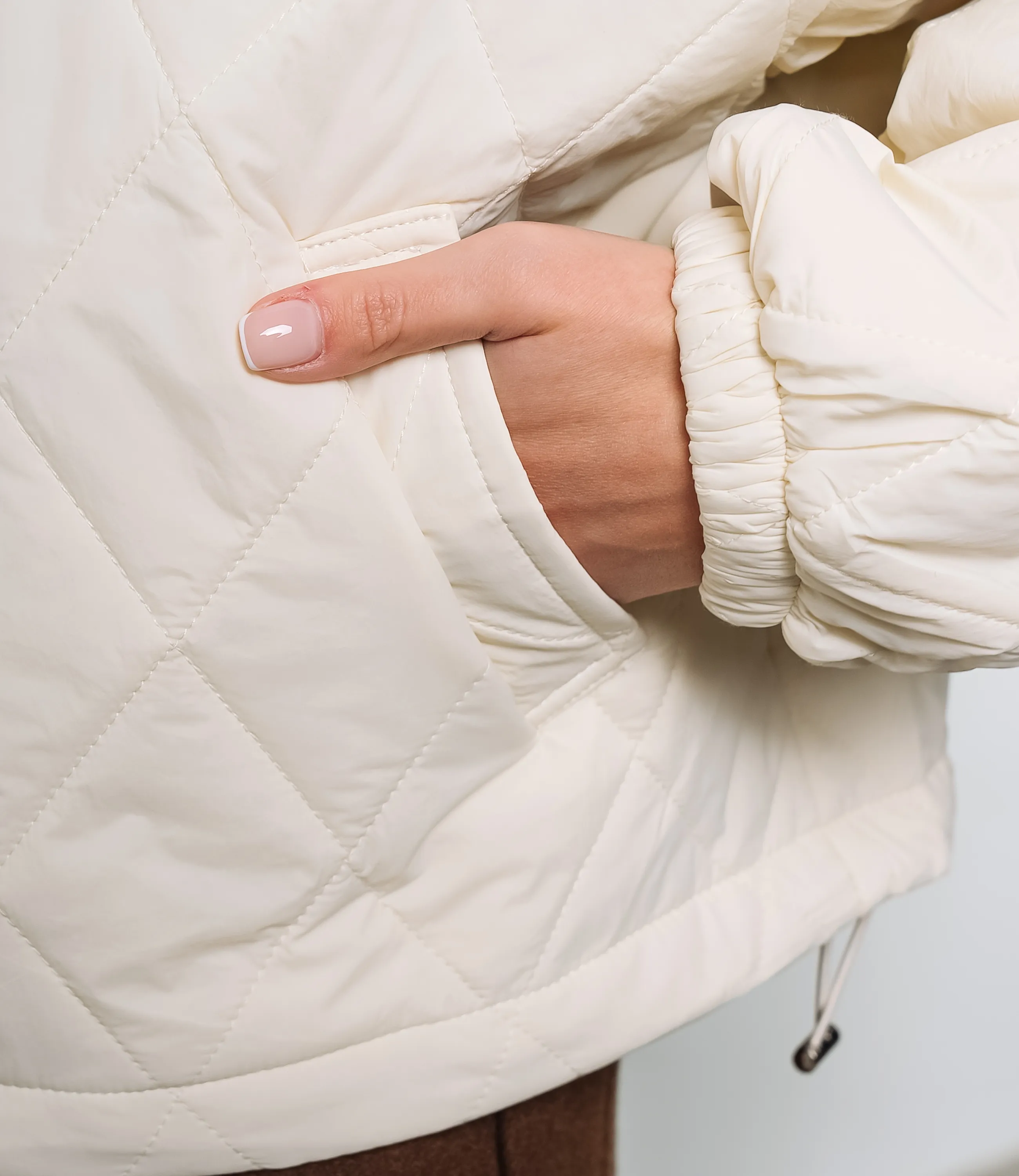 Куртка #КТ730, кремовый - фото 5