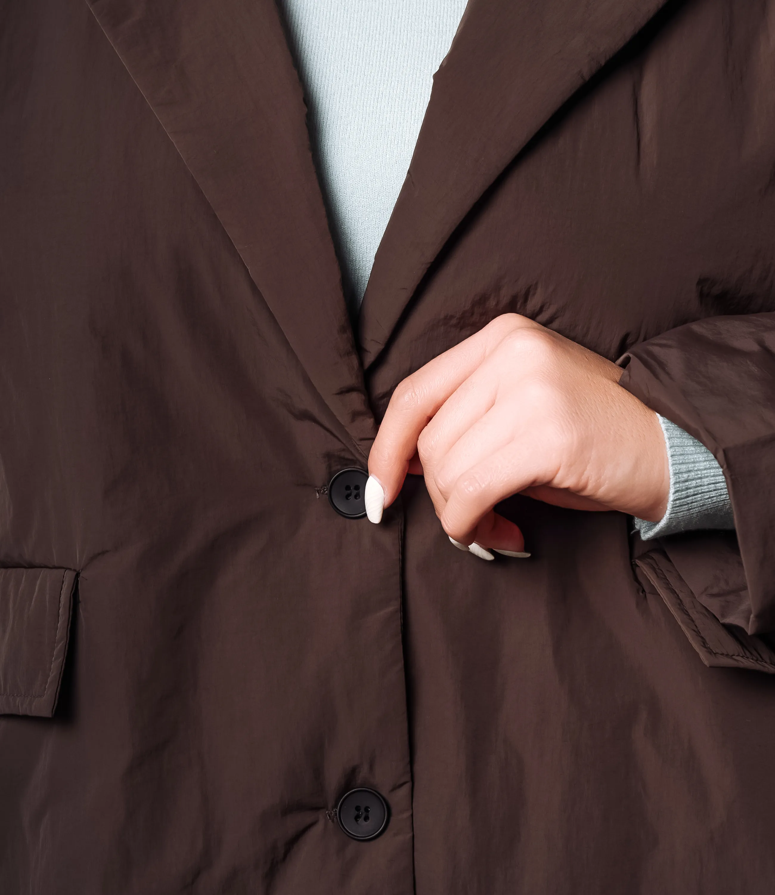 Куртка #КТ2126 (2), тёмно-коричневый - фото 5