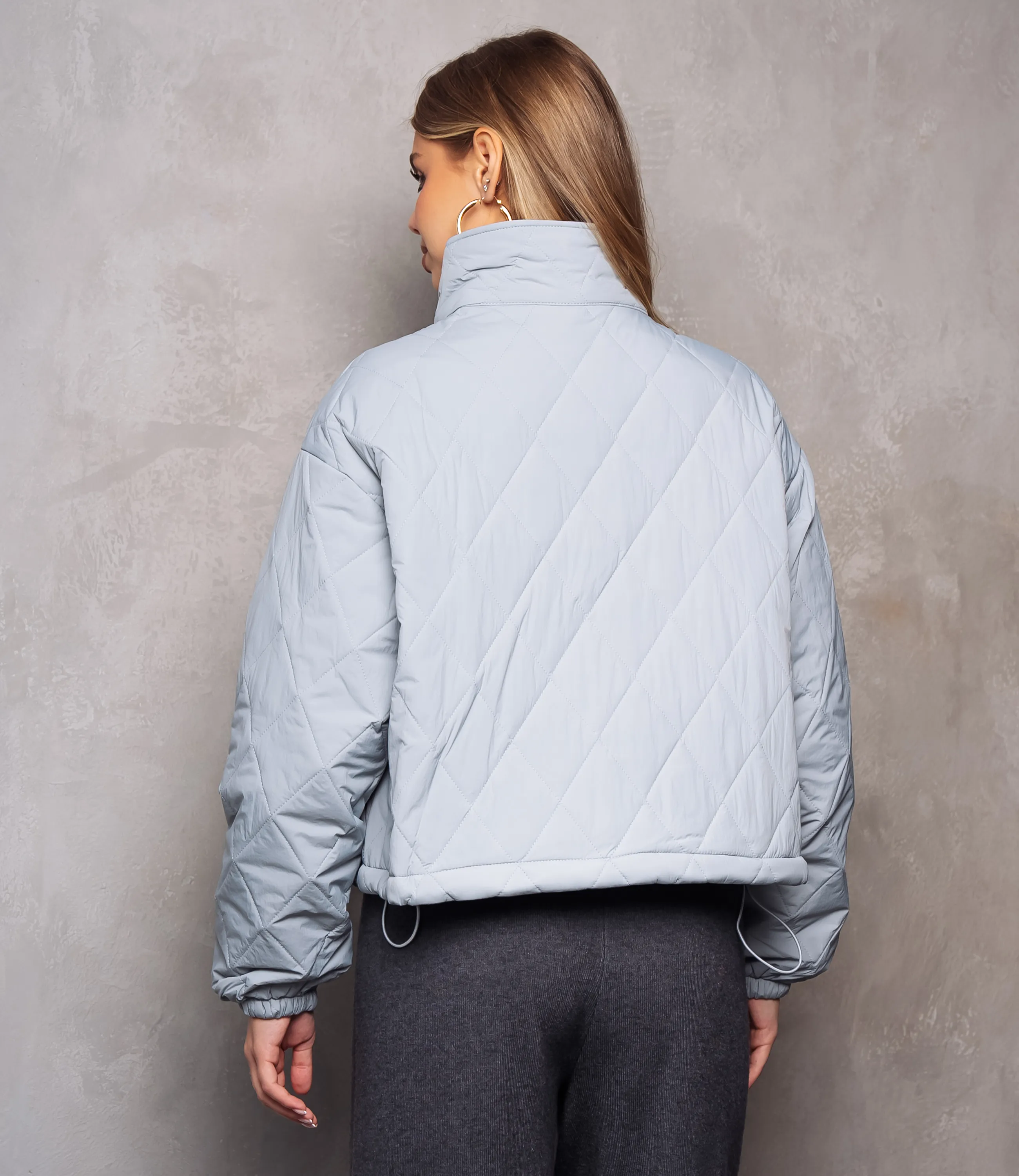 Куртка #КТ730, серо-голубой - фото 3