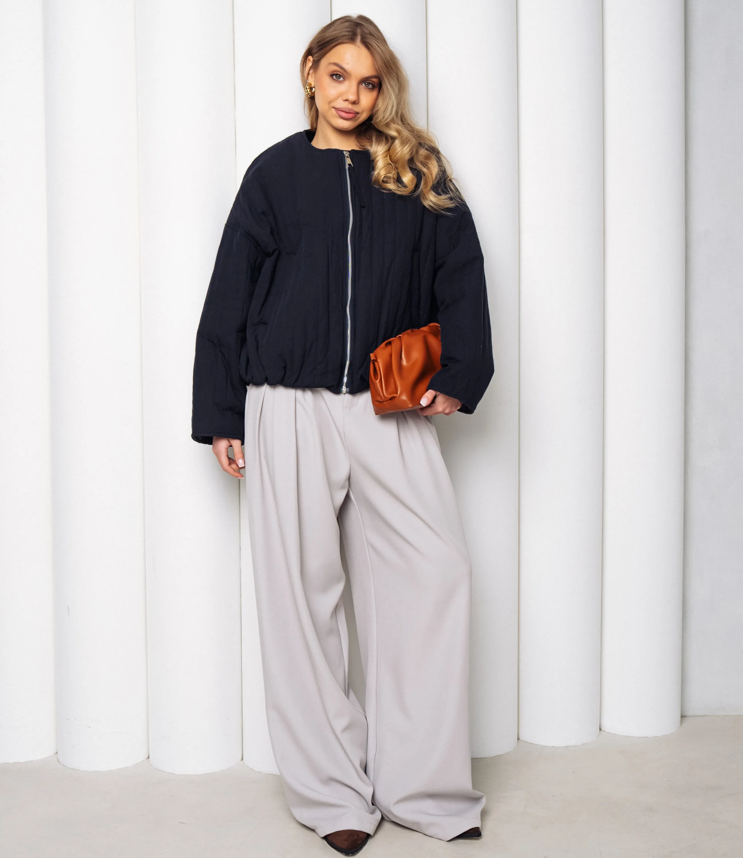 Куртка #КТ66163, тёмно-синий - фото 4