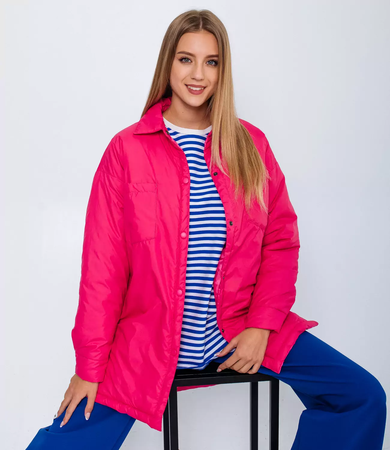 Куртка #БШ1652 розовый - фото 1