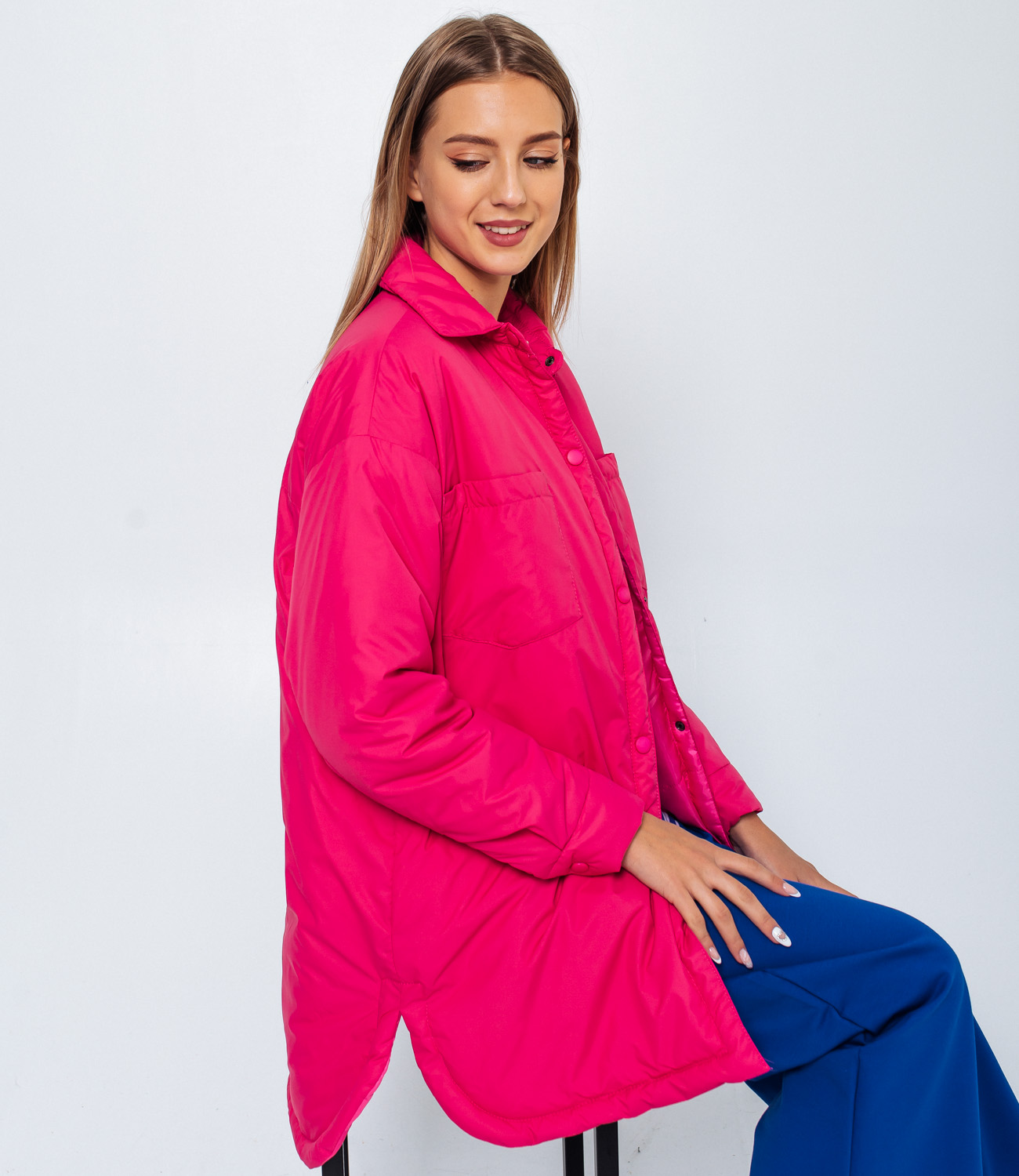 Куртка #БШ1652, розовый - фото 2