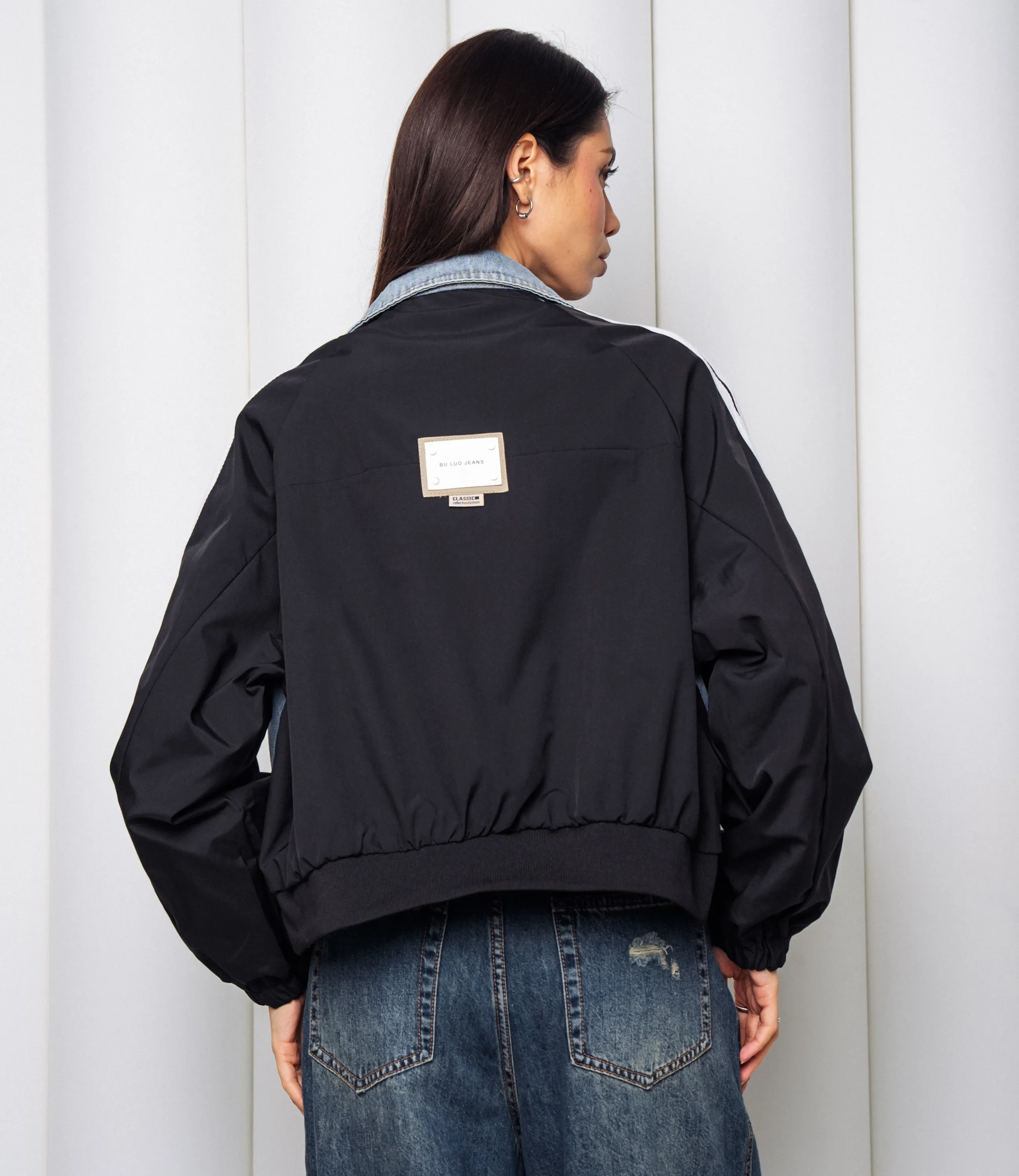 Куртка #КТ612 (5), черный, голубой - фото 3