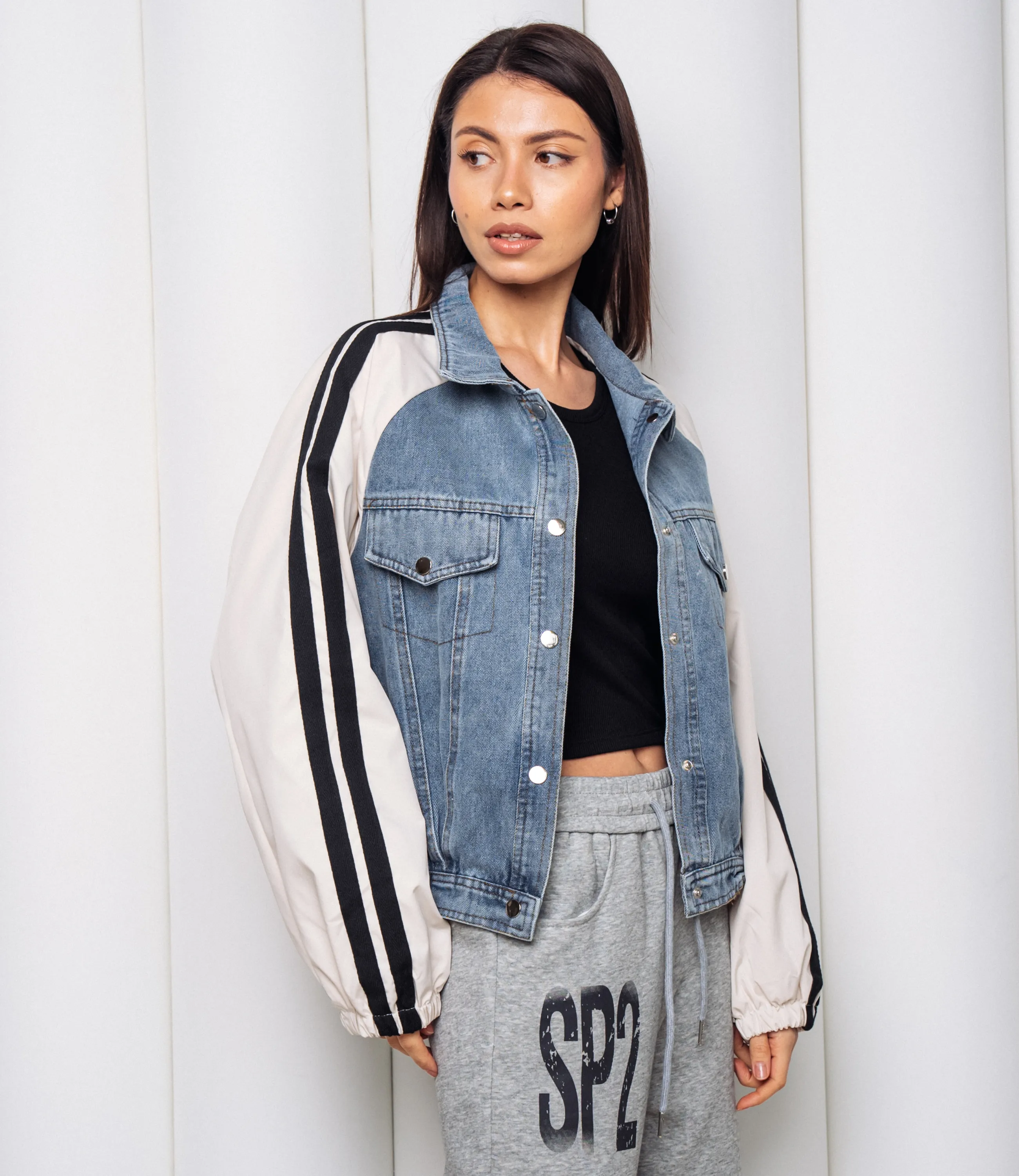 Куртка #КТ612 (5), молочный голубой - фото 2