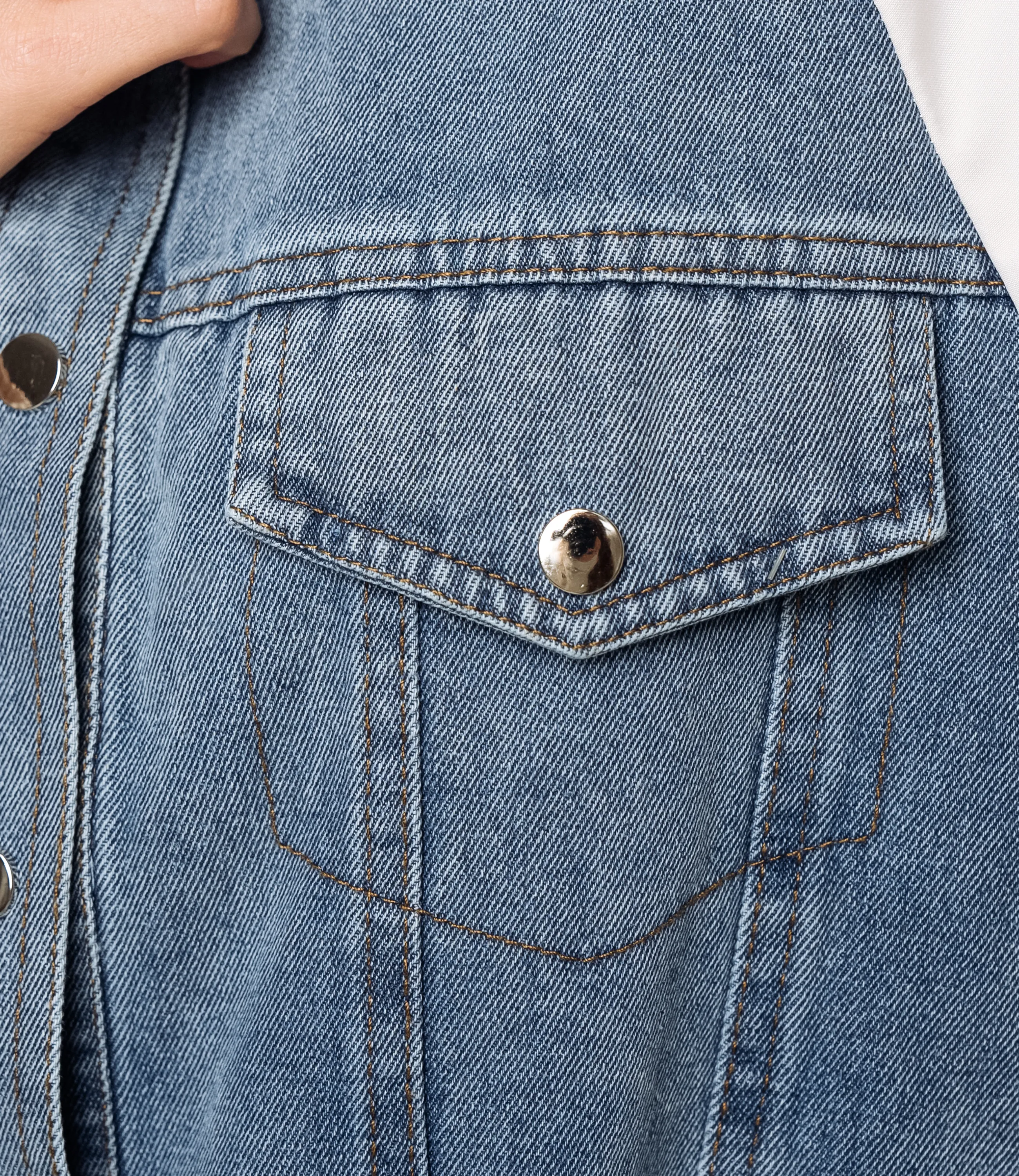 Куртка #КТ612 (5), молочный голубой - фото 5