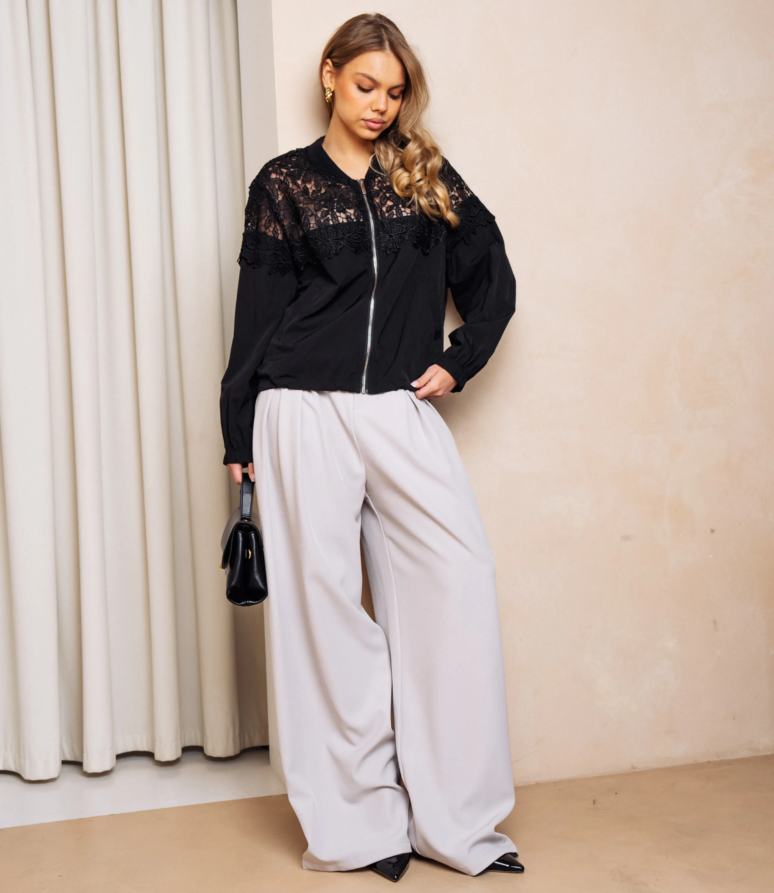 Бомбер #КТ2515 (2), чёрный - фото 4