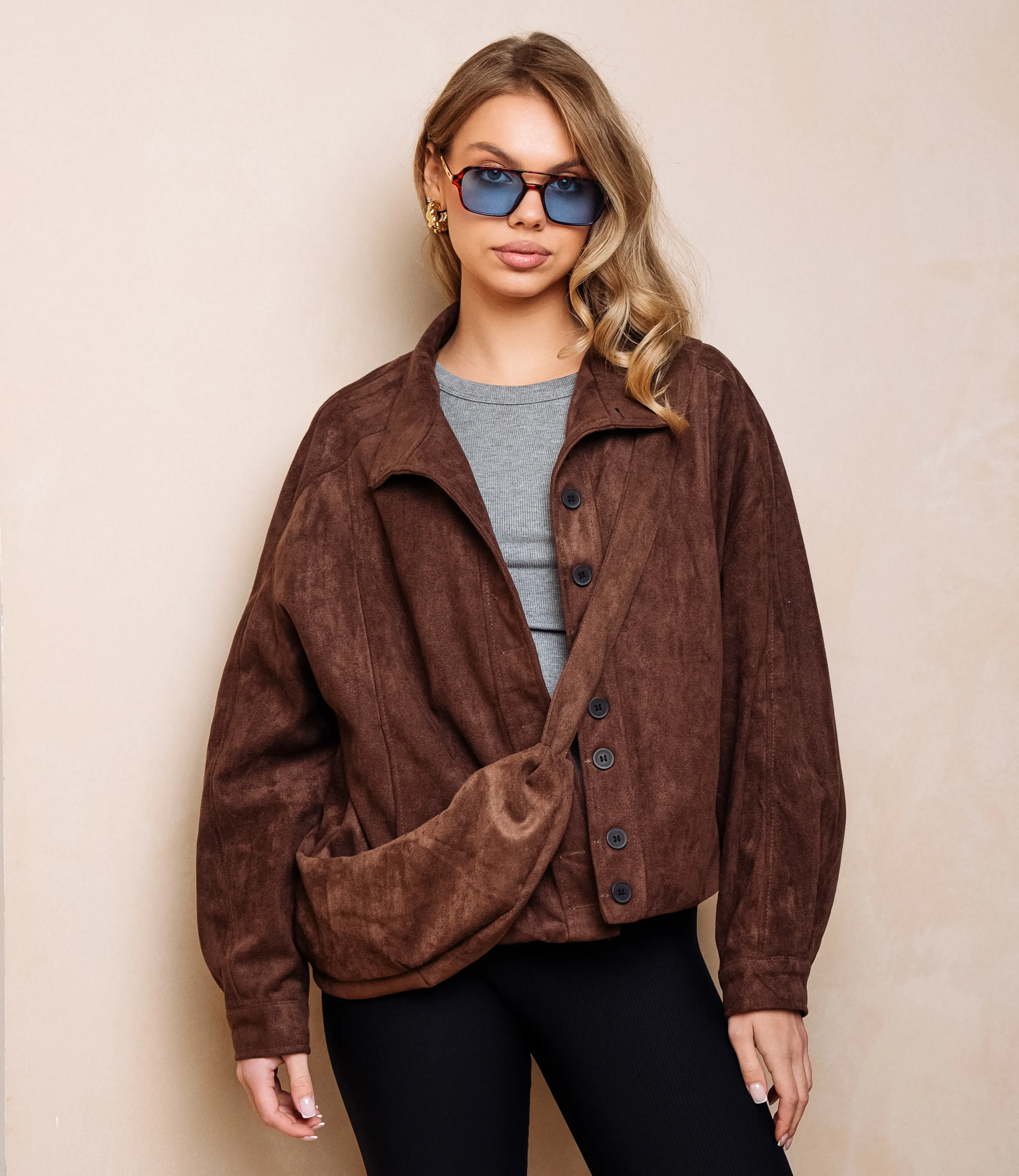 Куртка #КТ66129, шоколадный - фото 1