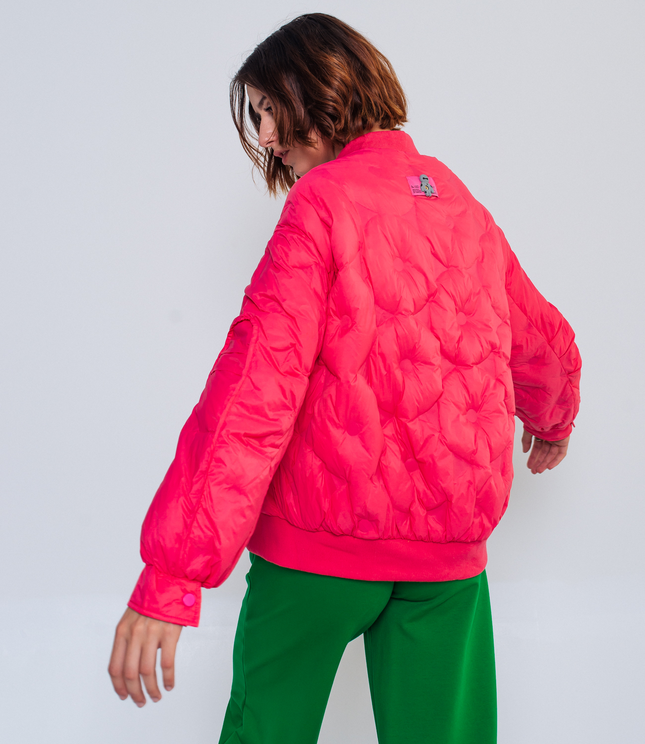 Куртка #КТ16891, розовый - фото 4