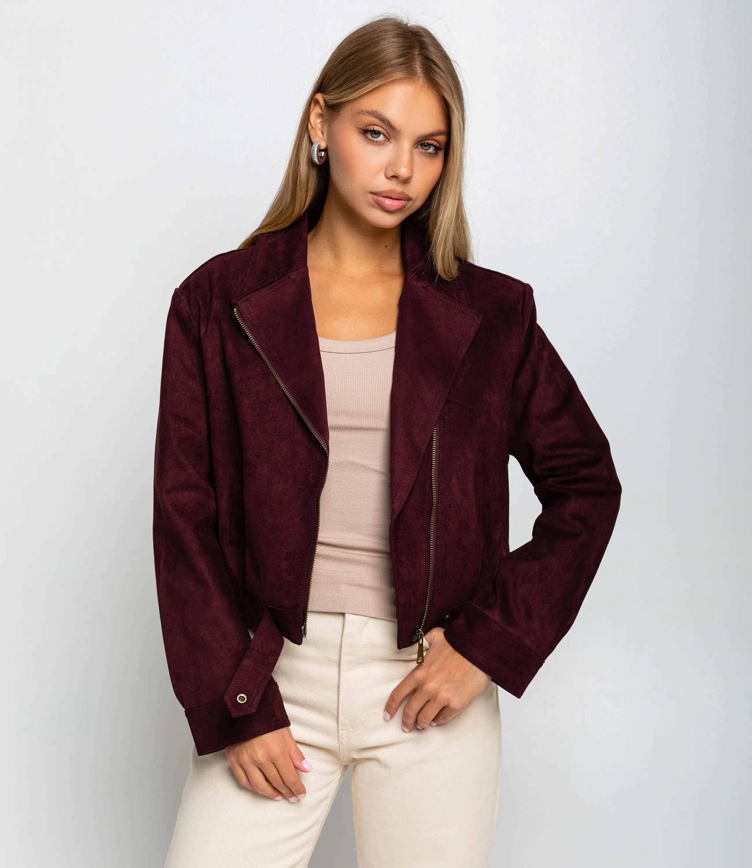 Куртка #КТ628808, бордовый - фото 1