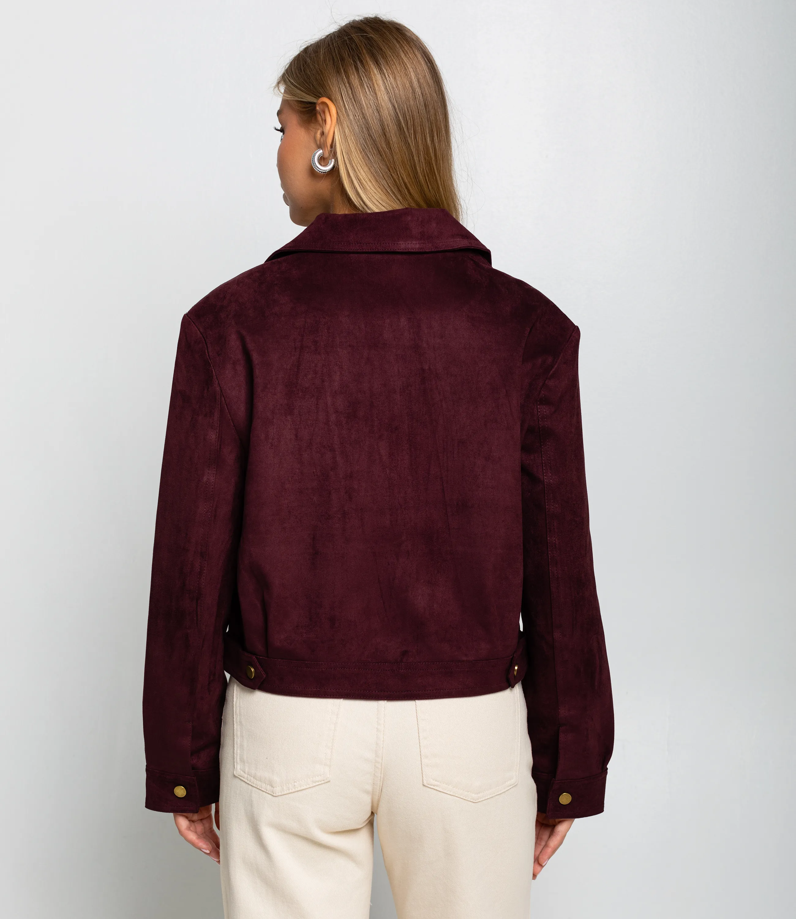 Куртка #КТ628808, бордовый - фото 3