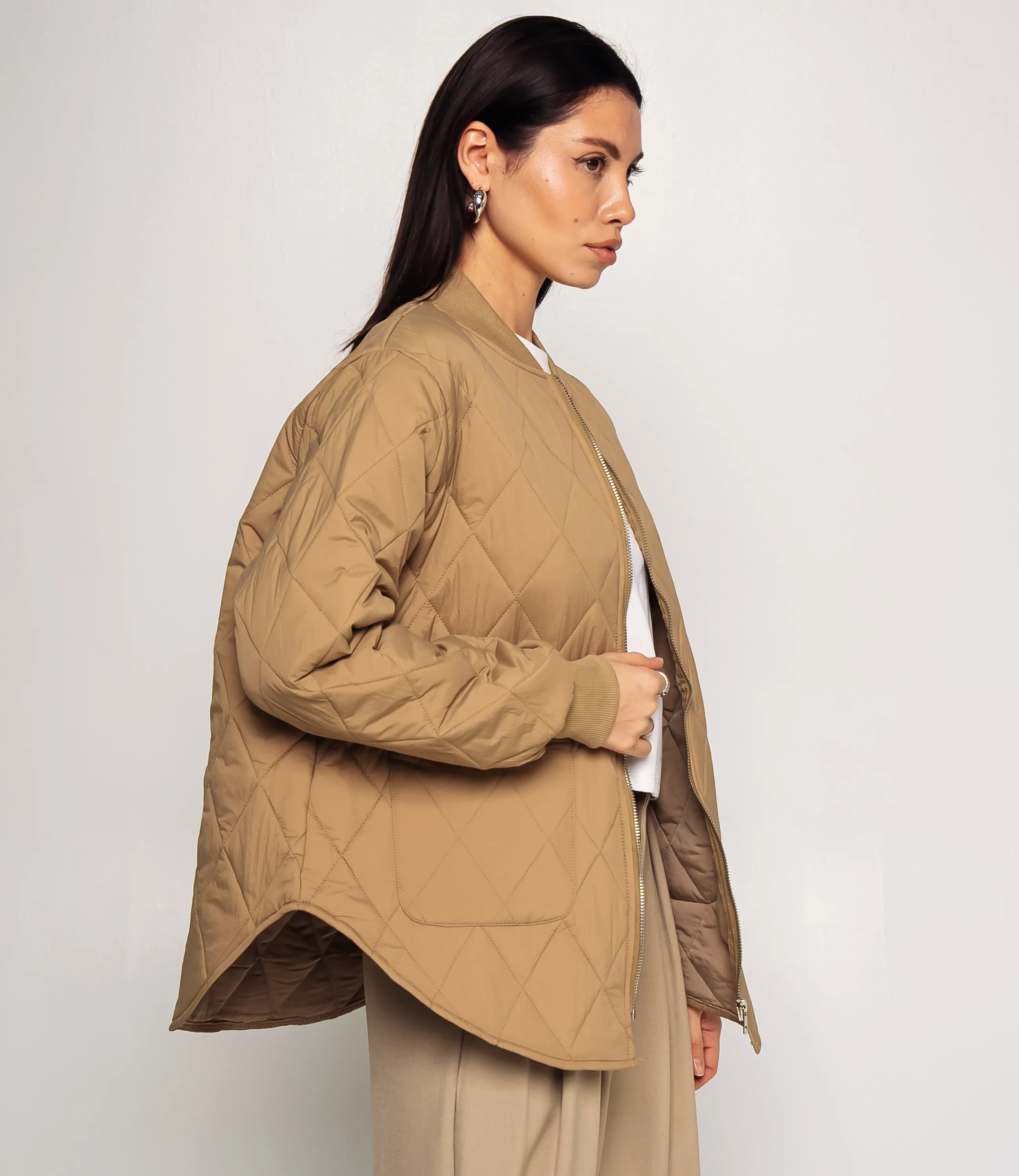 Куртка #КТ733, песочный - фото 2