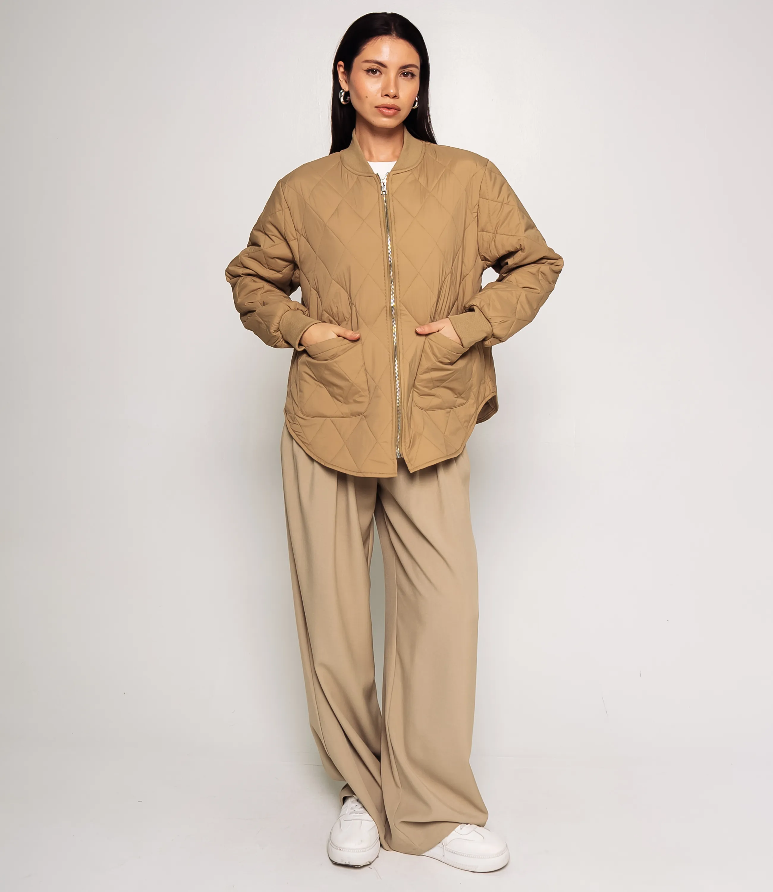 Куртка #КТ733, песочный - фото 4