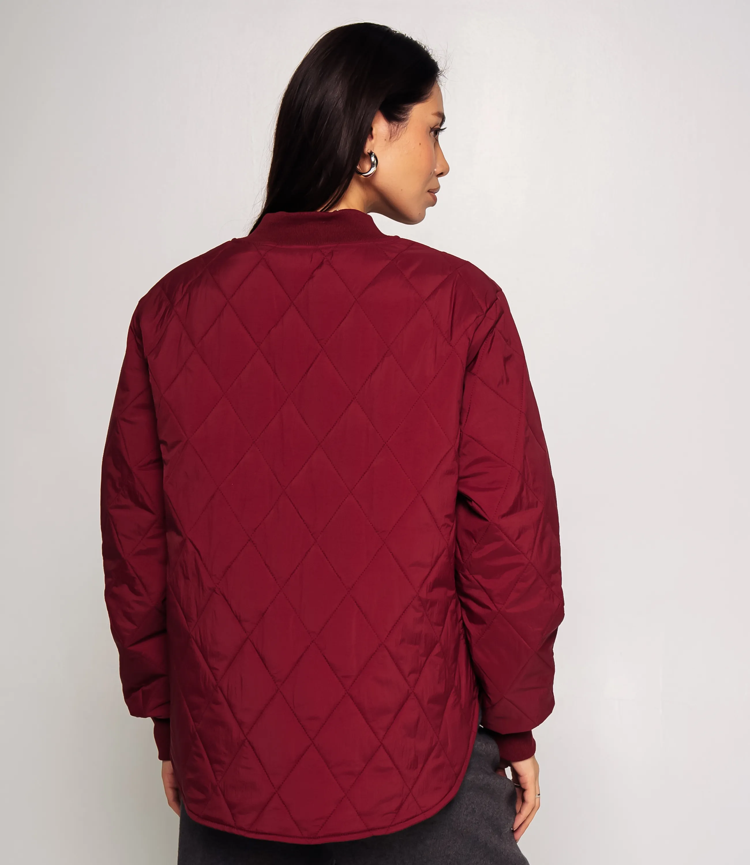 Куртка #КТ733, бордовый - фото 3