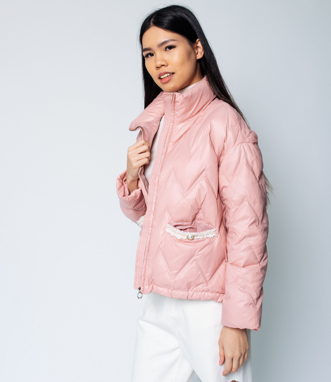 Куртка #КТ2159, розовый - фото 2