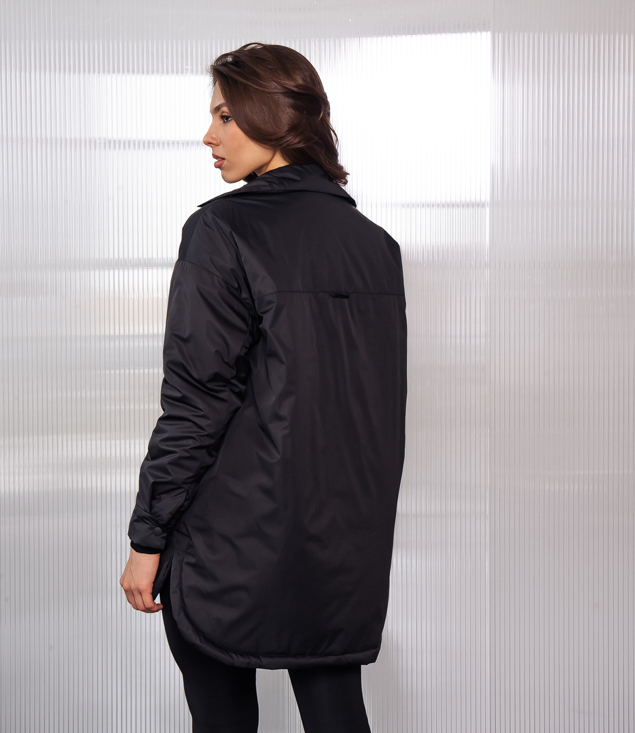 Куртка #ОБШ1652-1, чёрный - фото 4