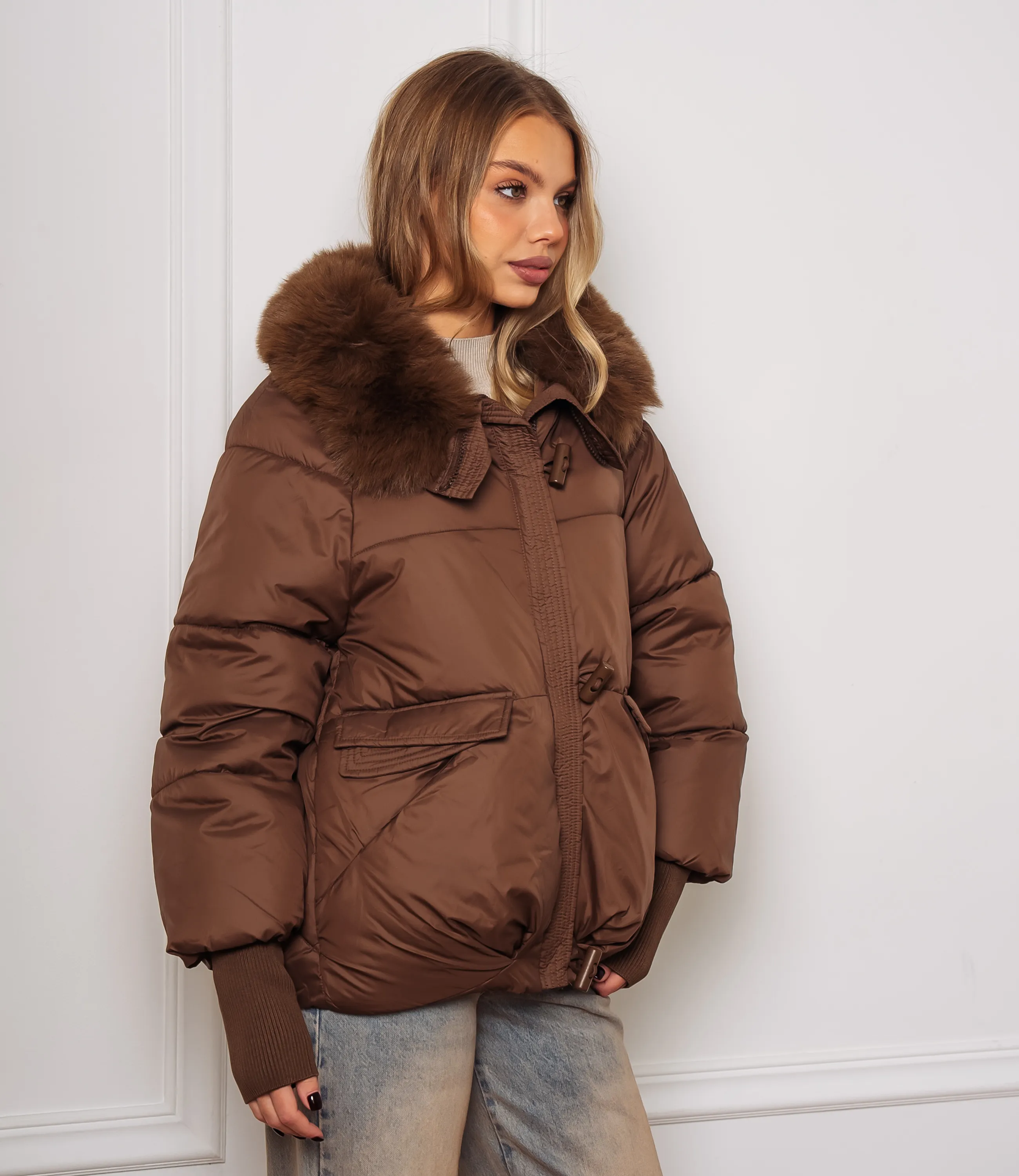 Куртка #КТ8805 (8), шоколадный - фото 2