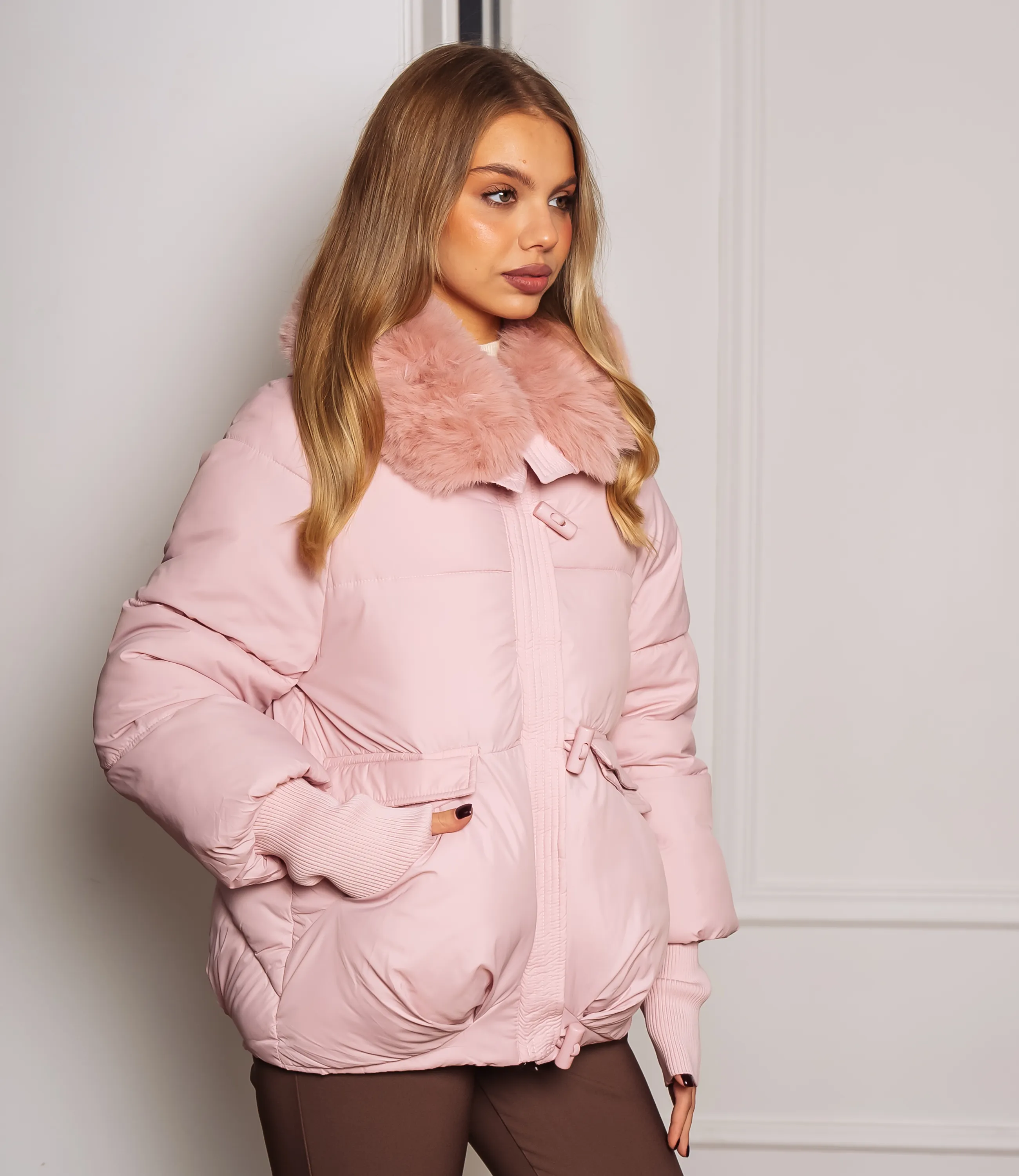 Куртка #КТ8805 (8), пудровый - фото 2