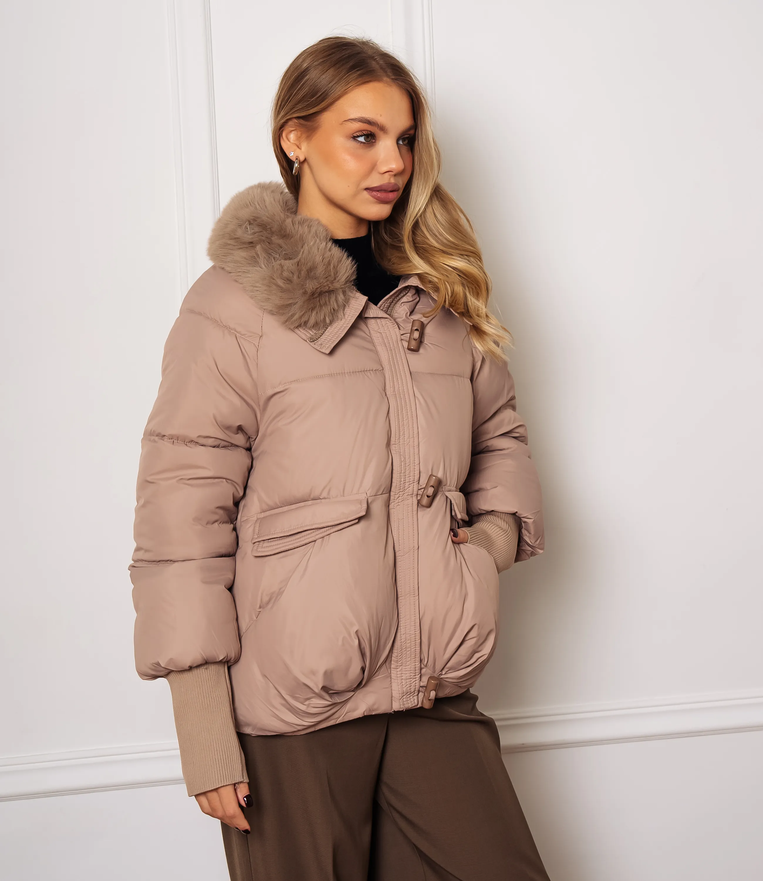 Куртка #КТ8805 (8), бежевый - фото 2
