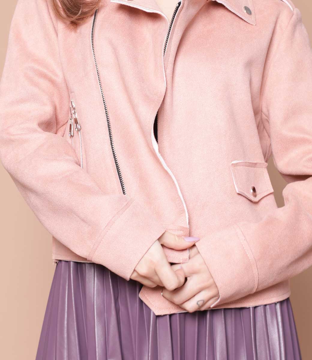 Куртка #9051, розовый - фото 5