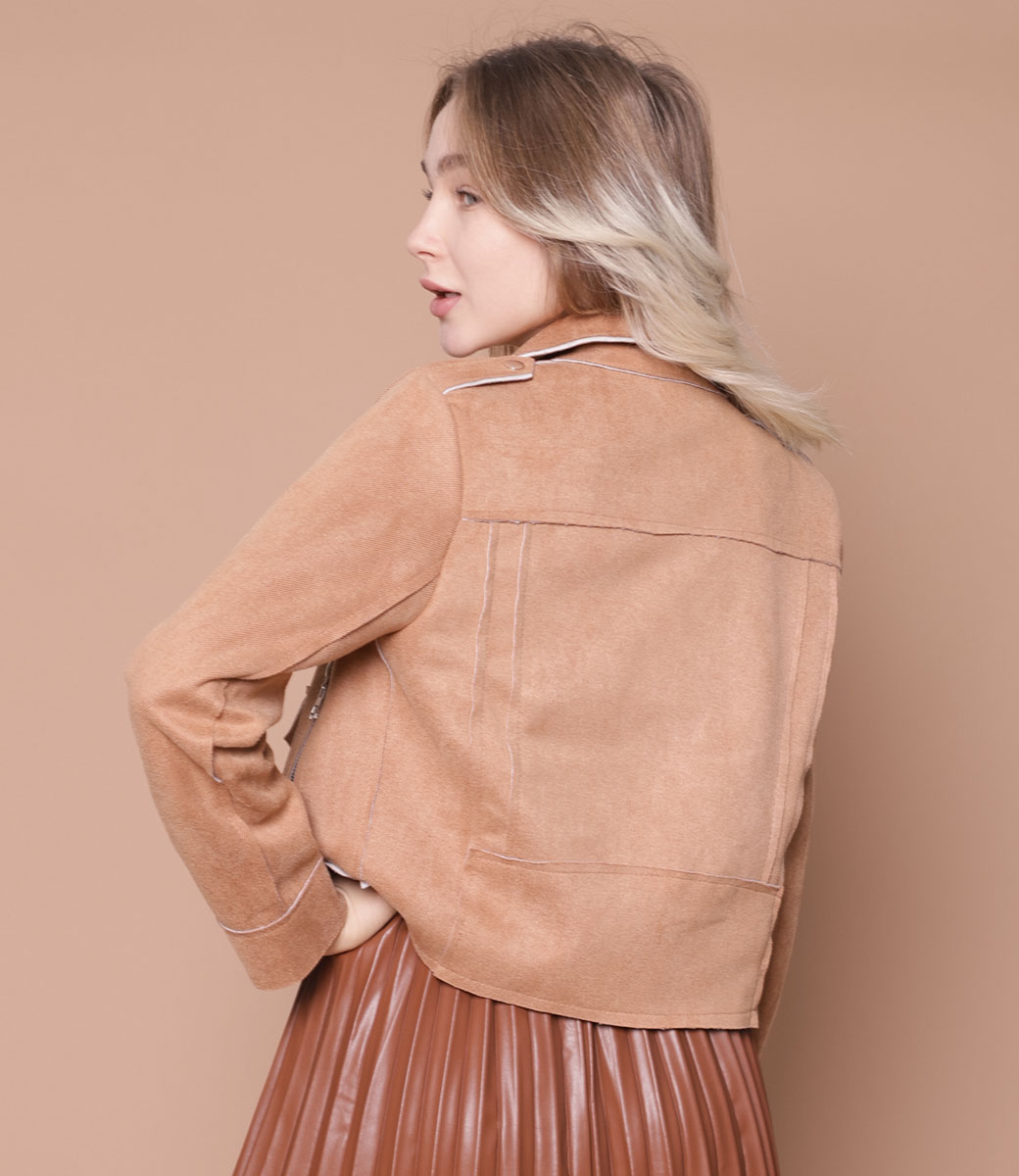 Куртка #9051, коричневый - фото 5