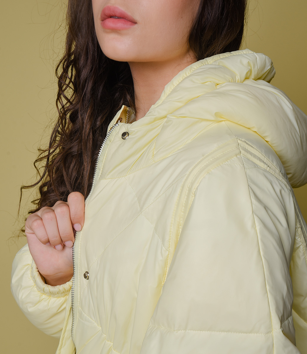 Куртка #КТ2126, светло-жёлтый - фото 5