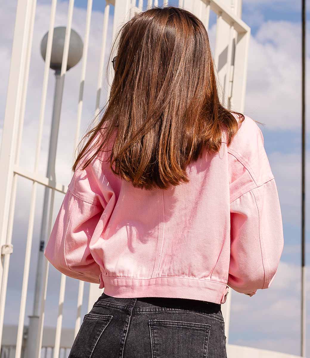 Куртка #20011, розовый - фото 4