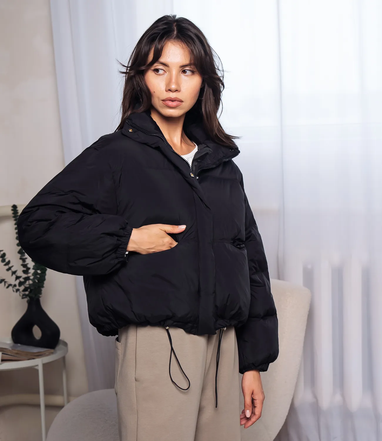 Куртка #КТ812 (6), чёрный - фото 2