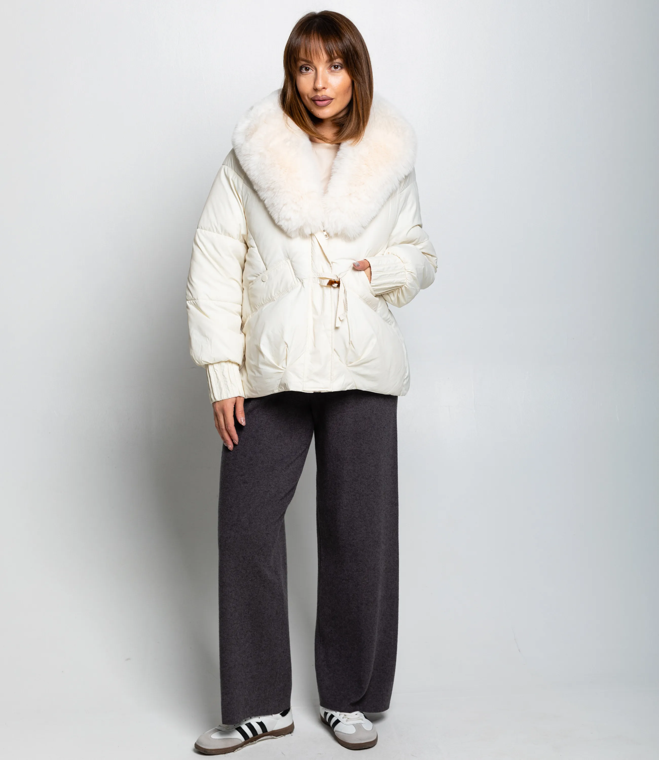 Куртка #КТ8802 (7), молочный - фото 4