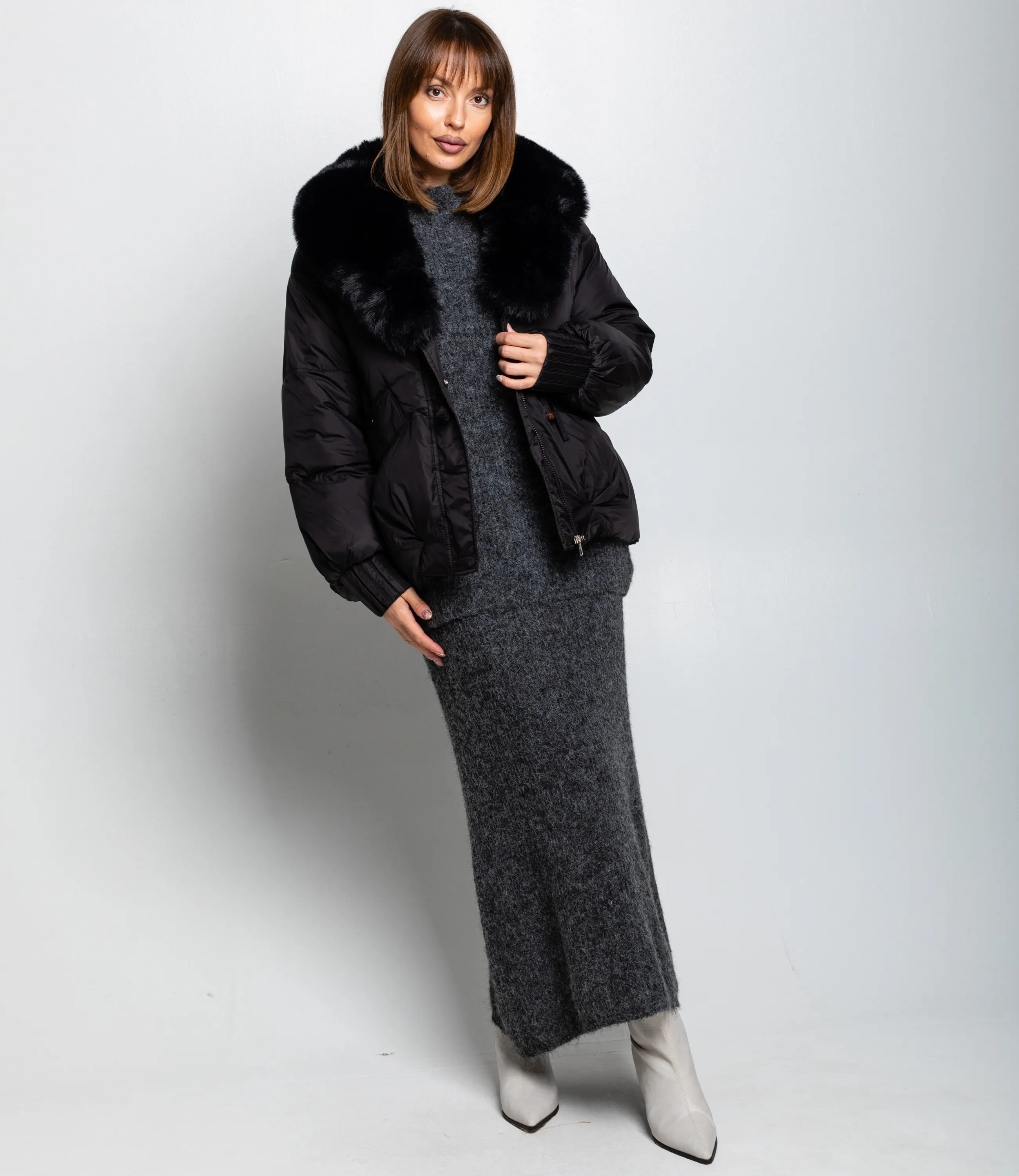 Куртка #КТ8802 (7), чёрный - фото 4