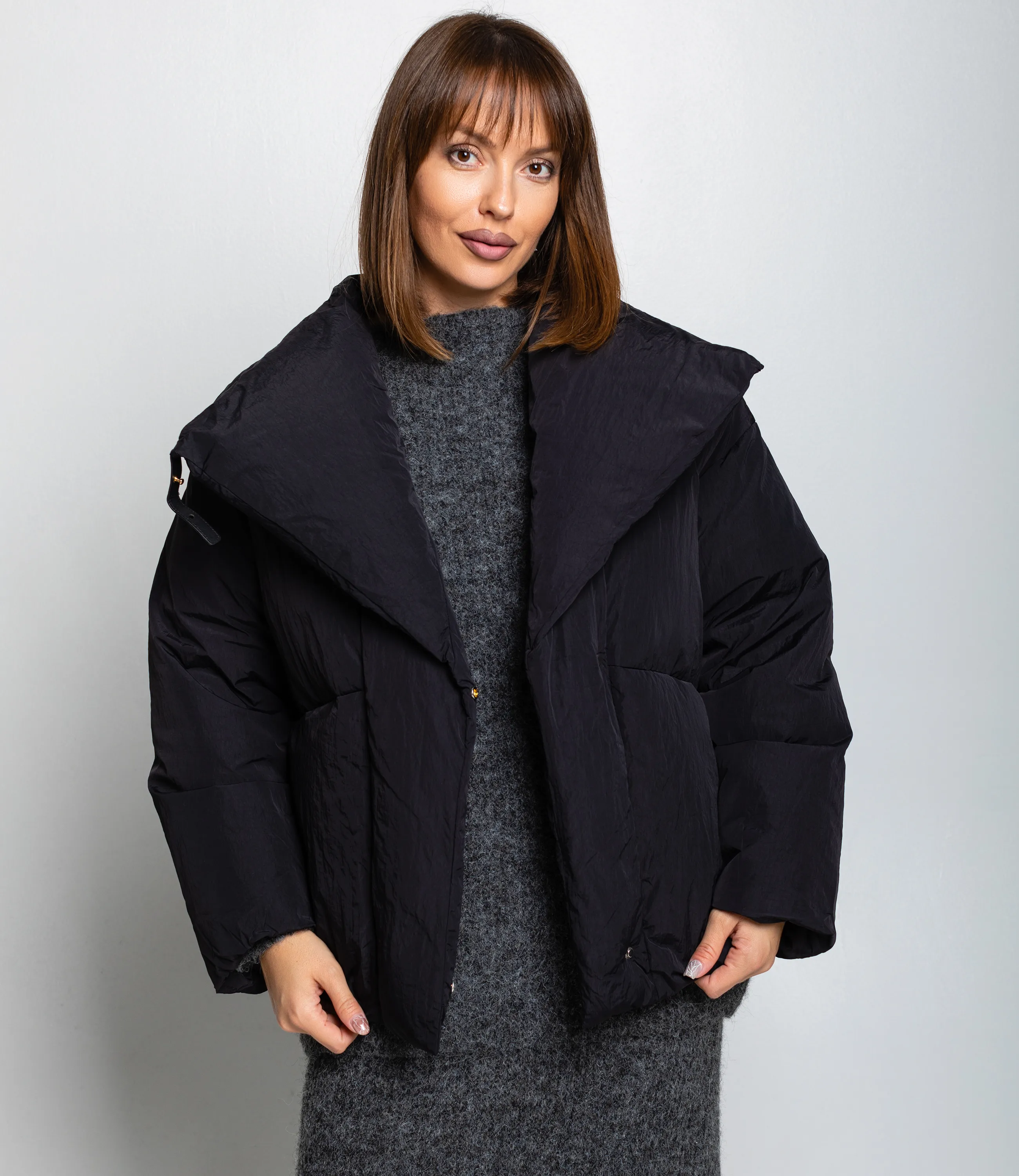 Куртка #КТ8601 (2), чёрный - фото 1