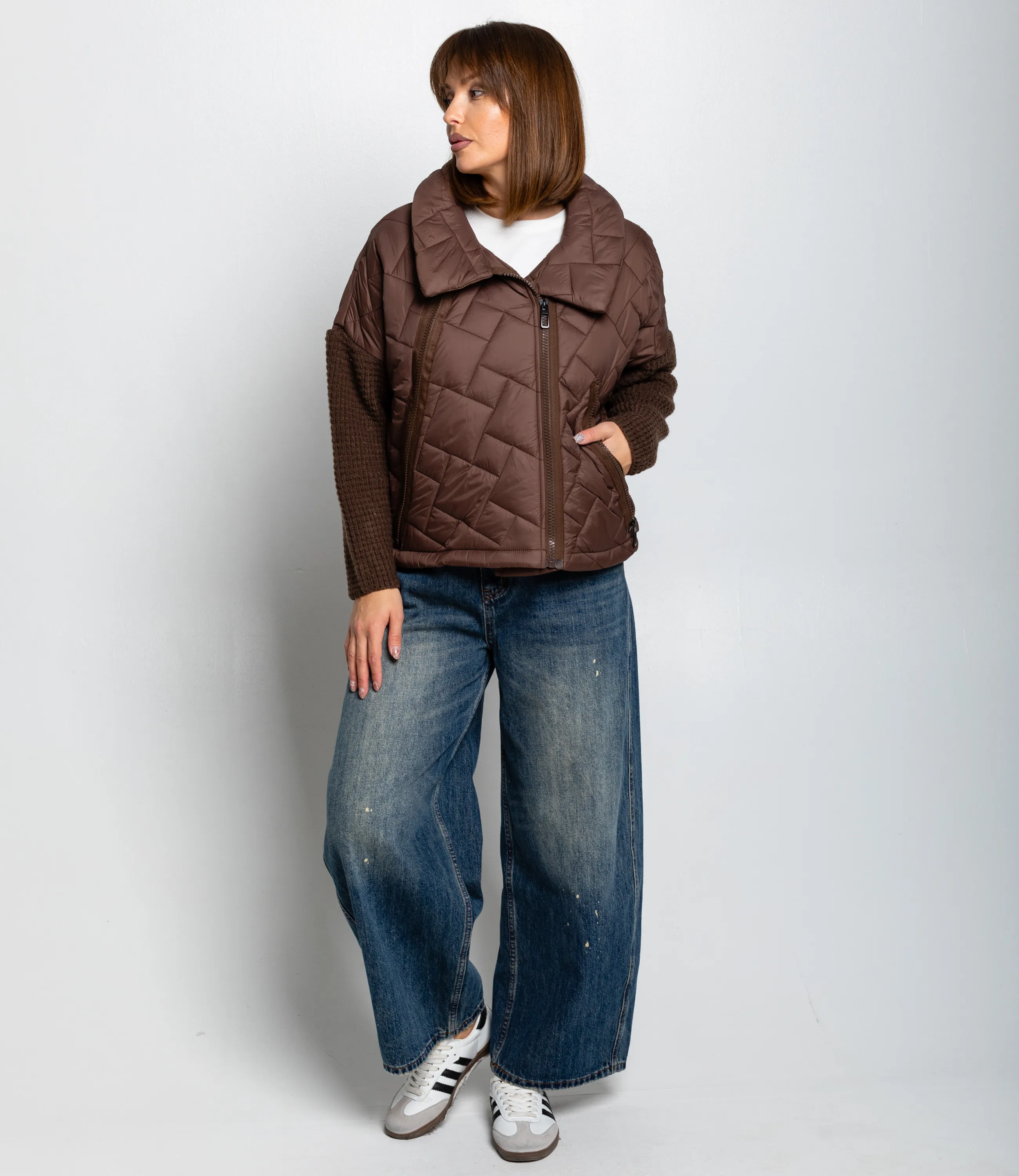 Куртка #КТ01 (13), коричневый - фото 4