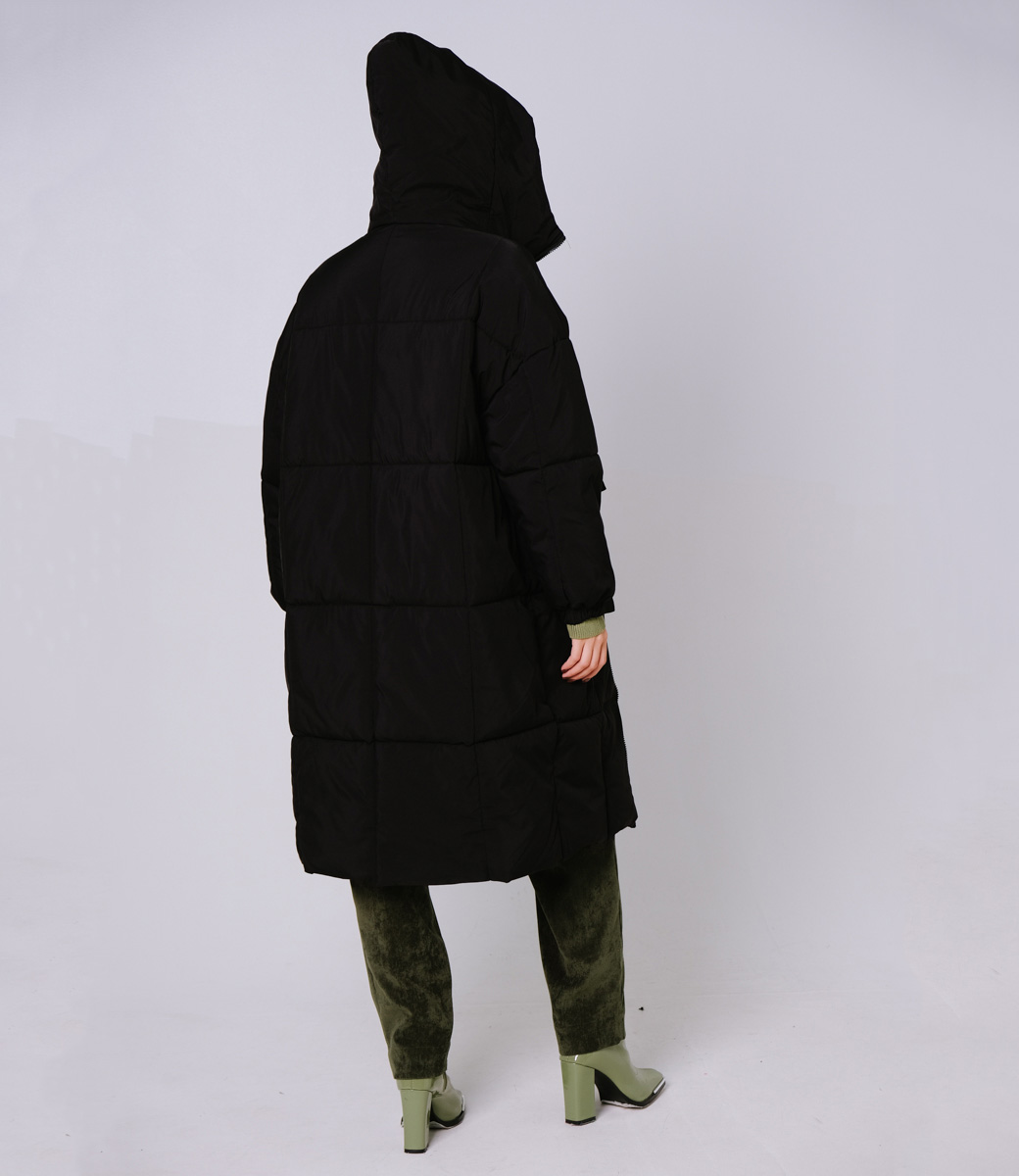 Пальто #КТ2001 (2), чёрный - фото 4