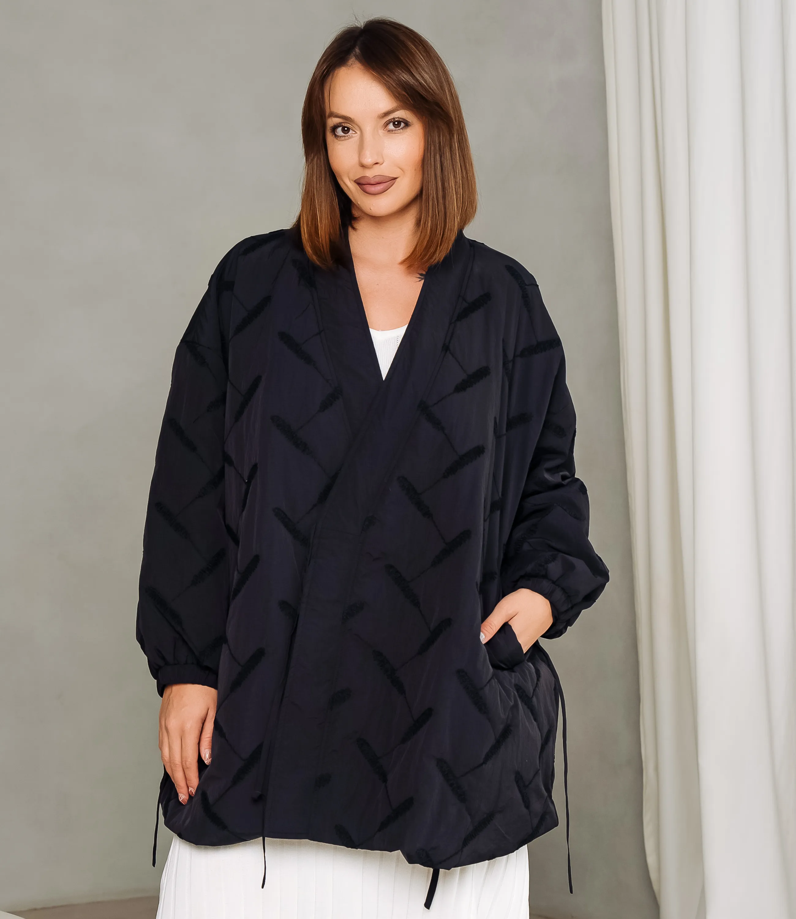 Куртка #КТ095 (1), чёрный