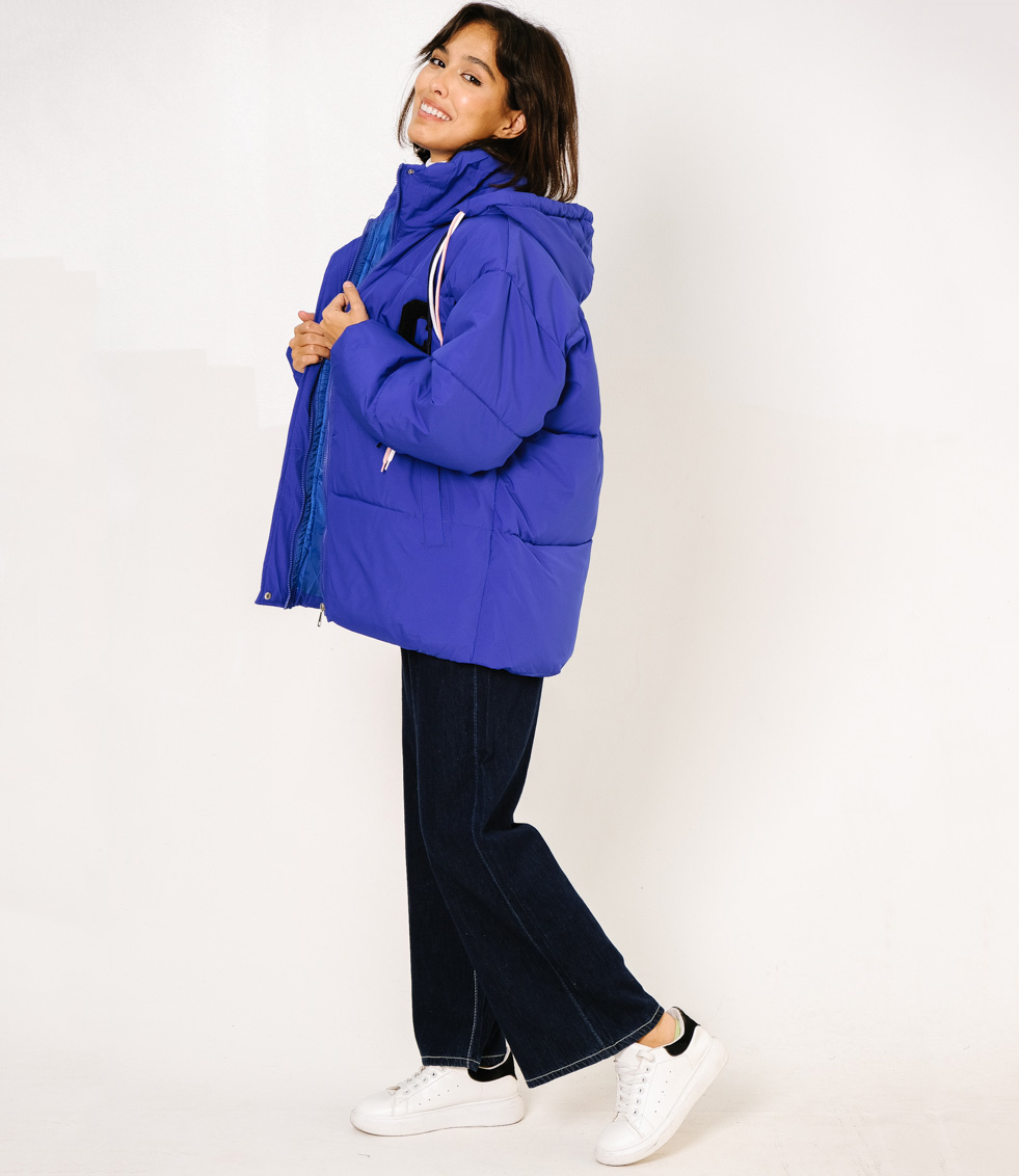 Куртка #КТ20112, синий - фото 3