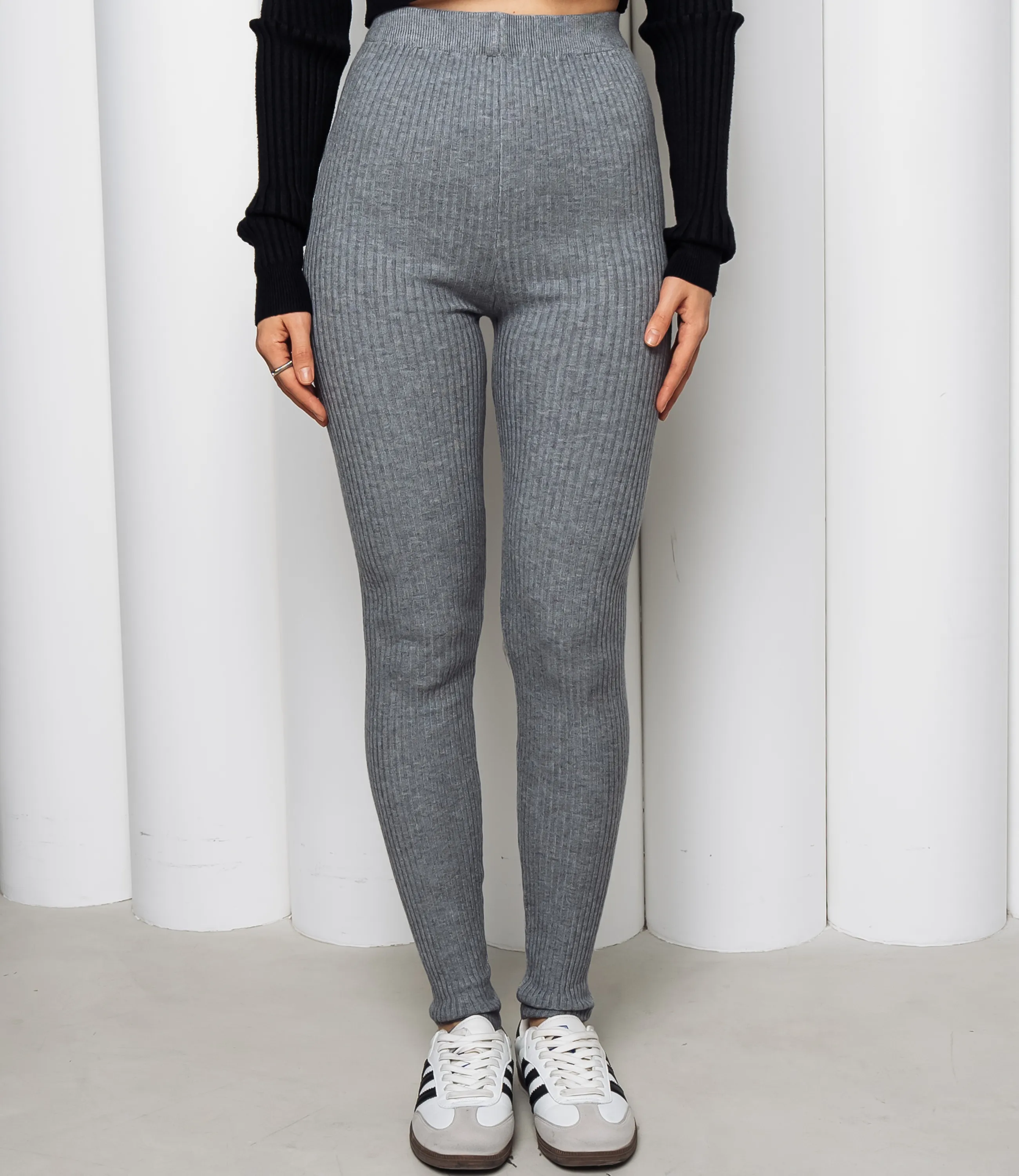 Леггинсы #КТ157 (1), серый - фото 4