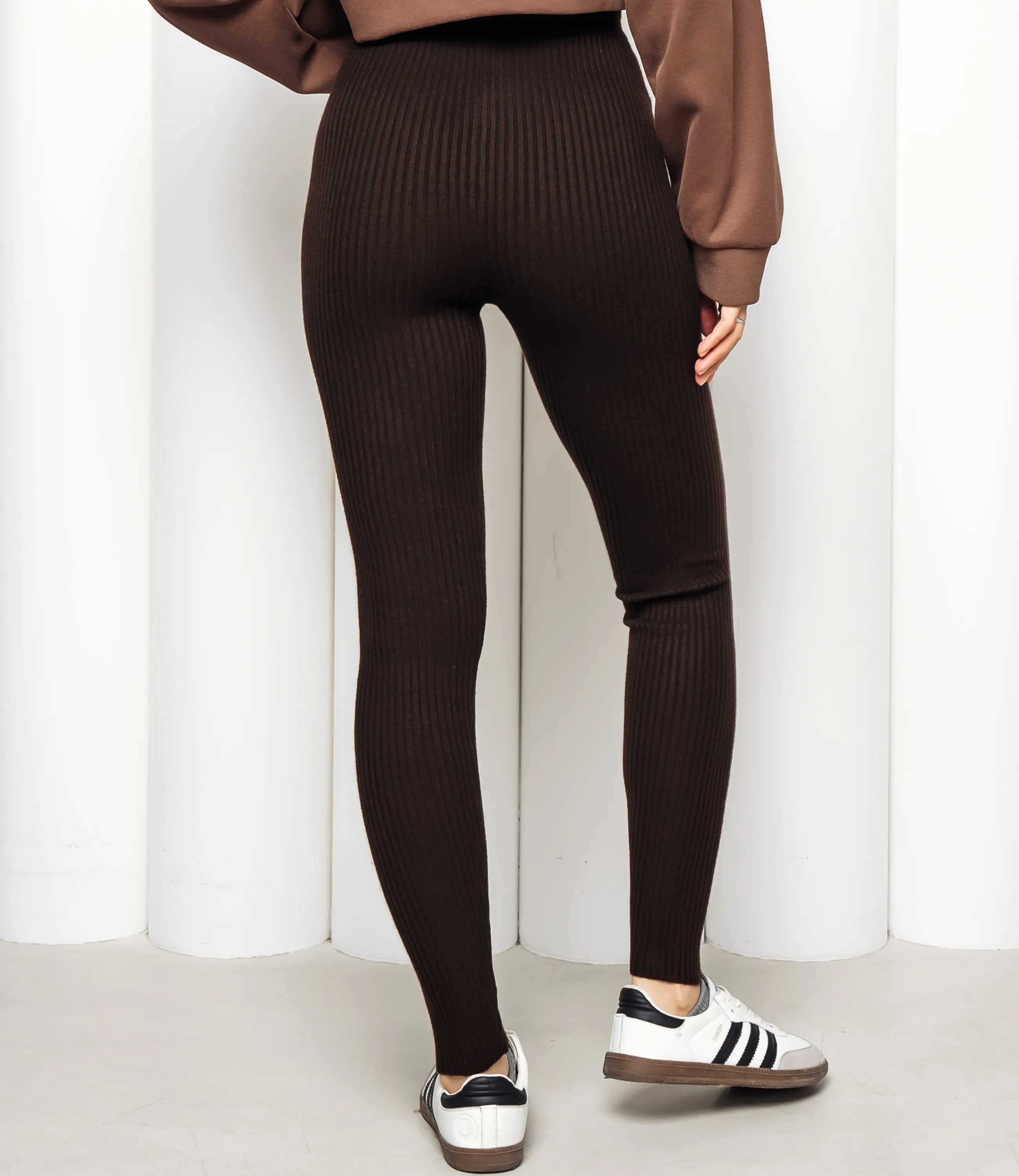 Леггинсы #КТ157 (1), шоколадный - фото 4